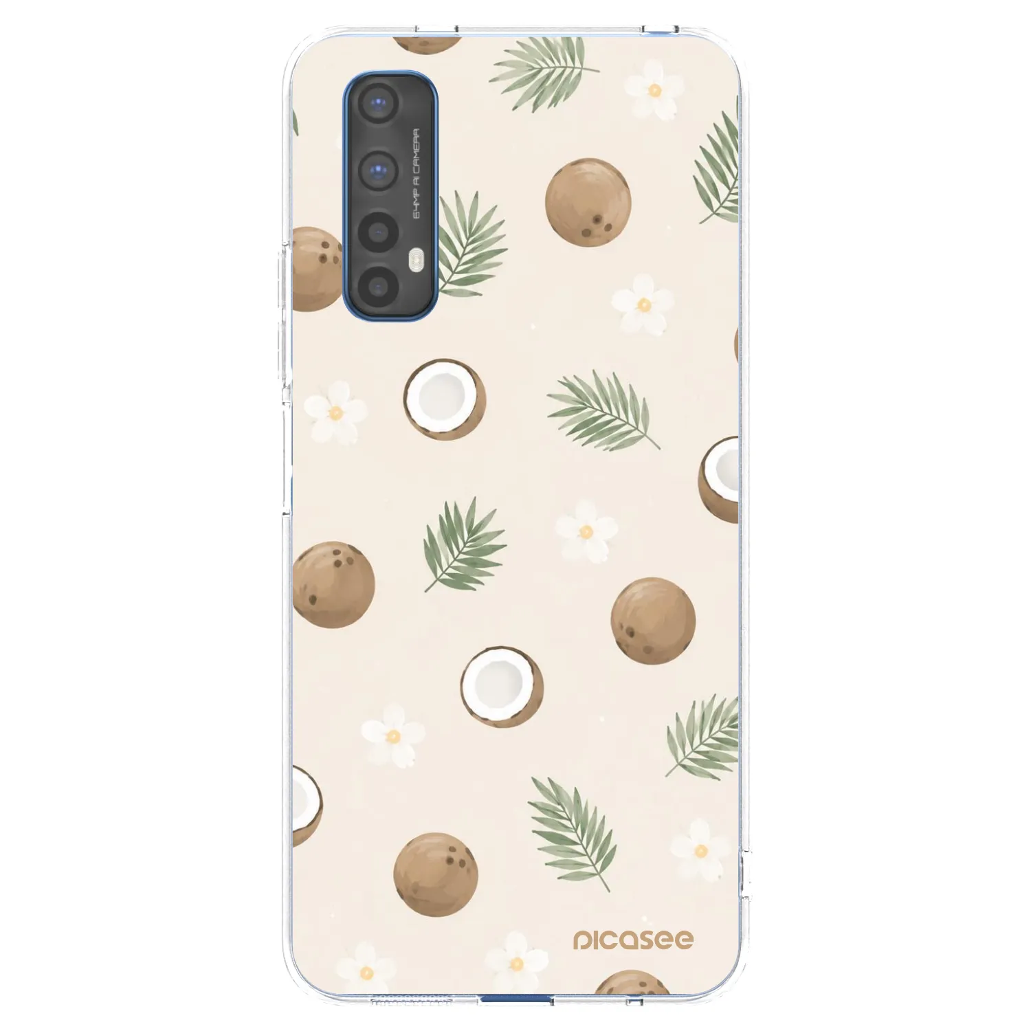 Picasee silikonska prozirna maskica za Realme 7 - Coconut Breeze