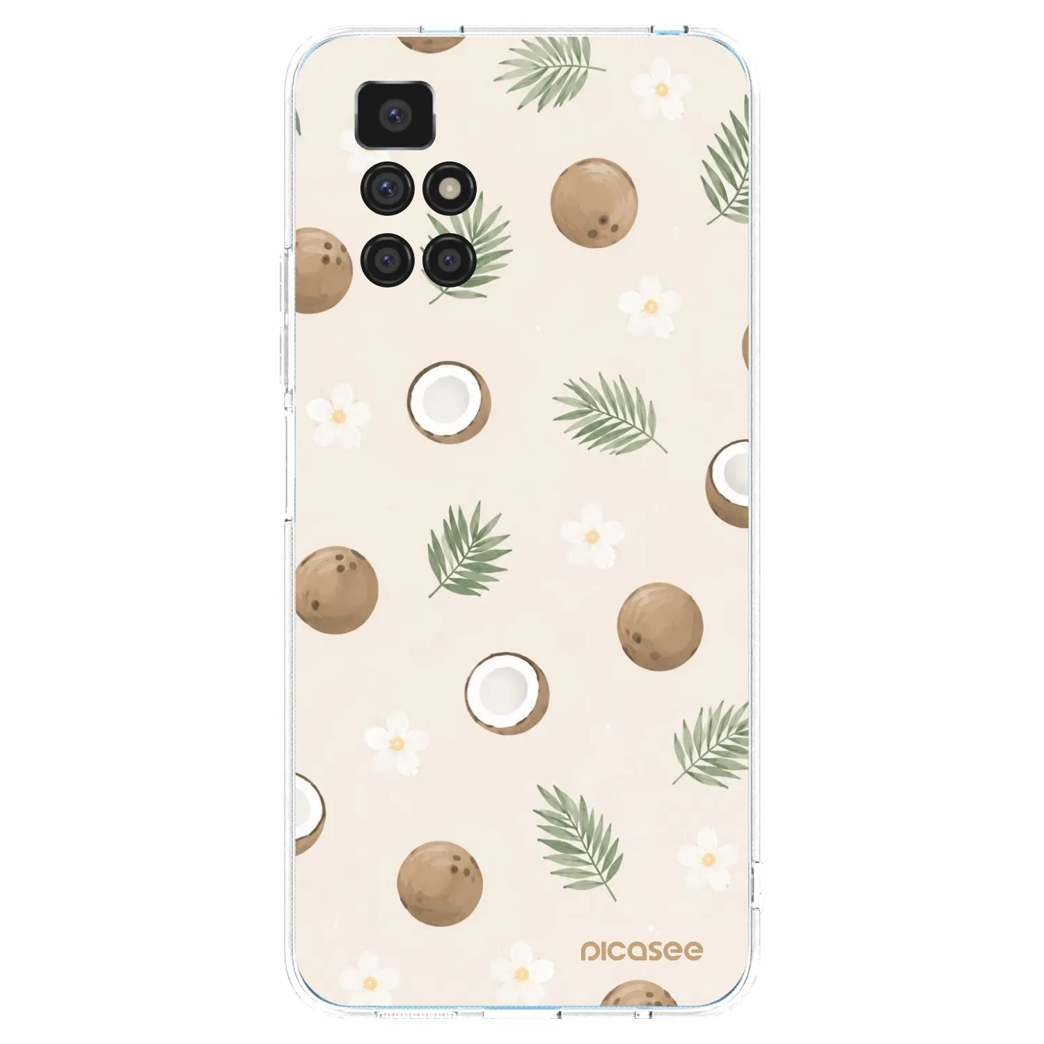 Picasee silikonska prozirna maskica za Xiaomi Redmi 10 - Coconut Breeze