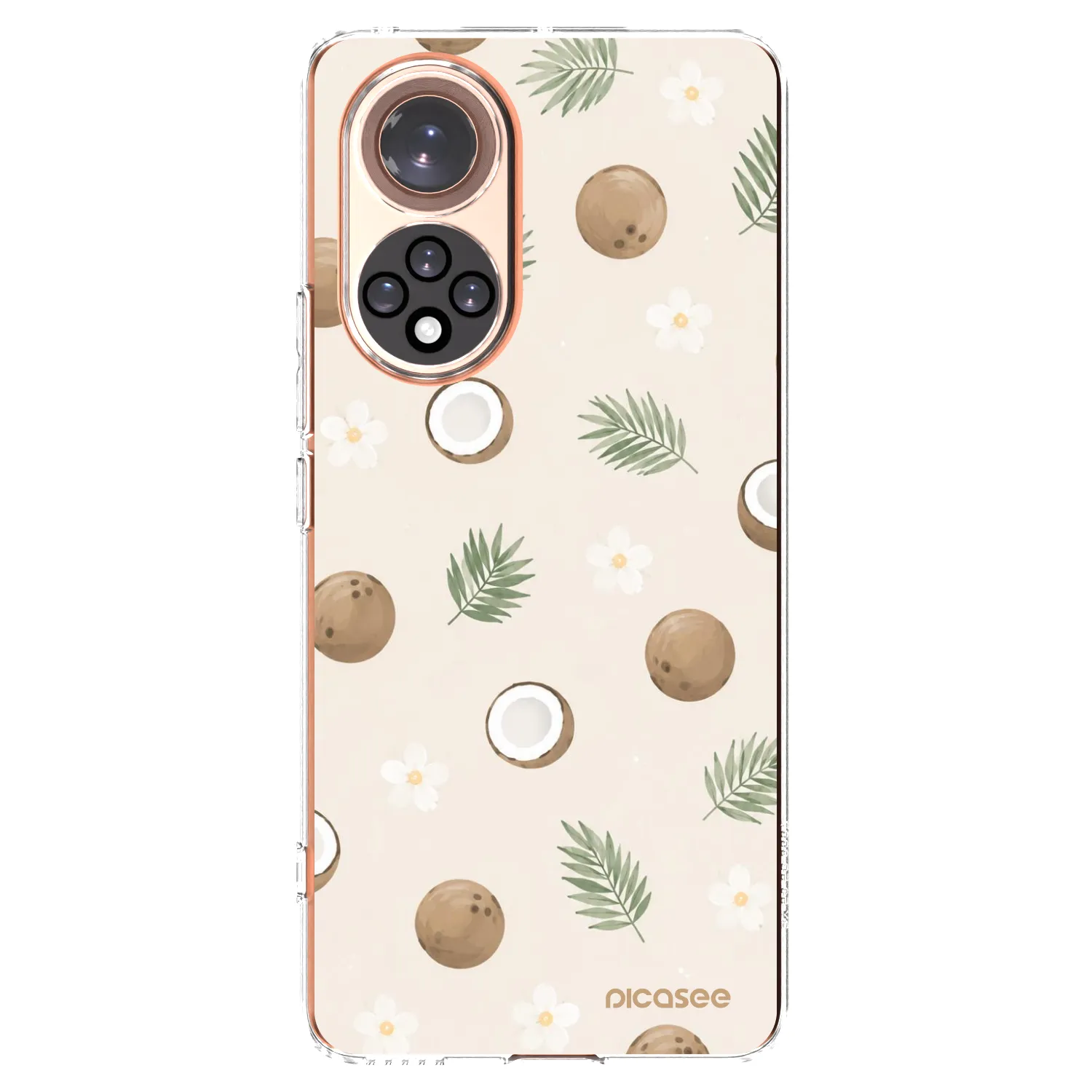 Picasee silikonska prozirna maskica za Honor 50 5G - Coconut Breeze
