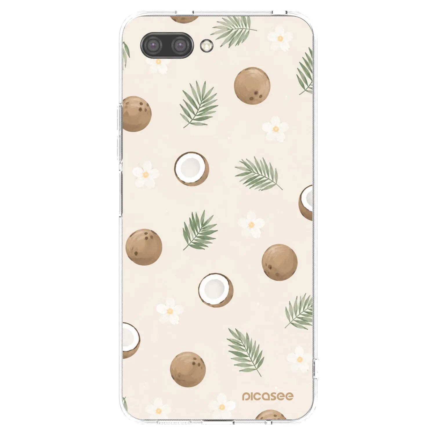 Picasee silikonska prozirna maskica za Honor 10 - Coconut Breeze