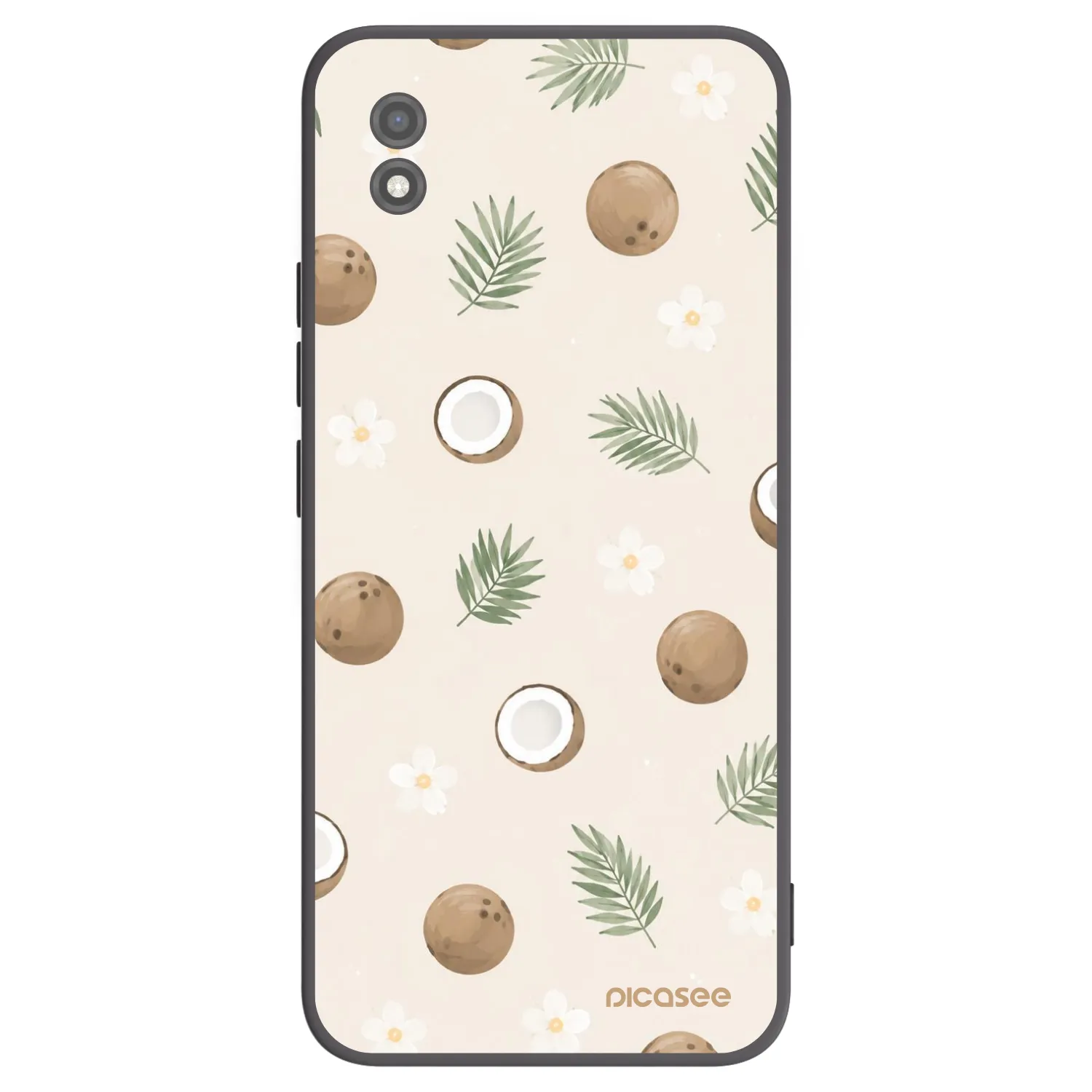 Picasee crna silikonska maskica za Realme C11 (2021) - Coconut Breeze