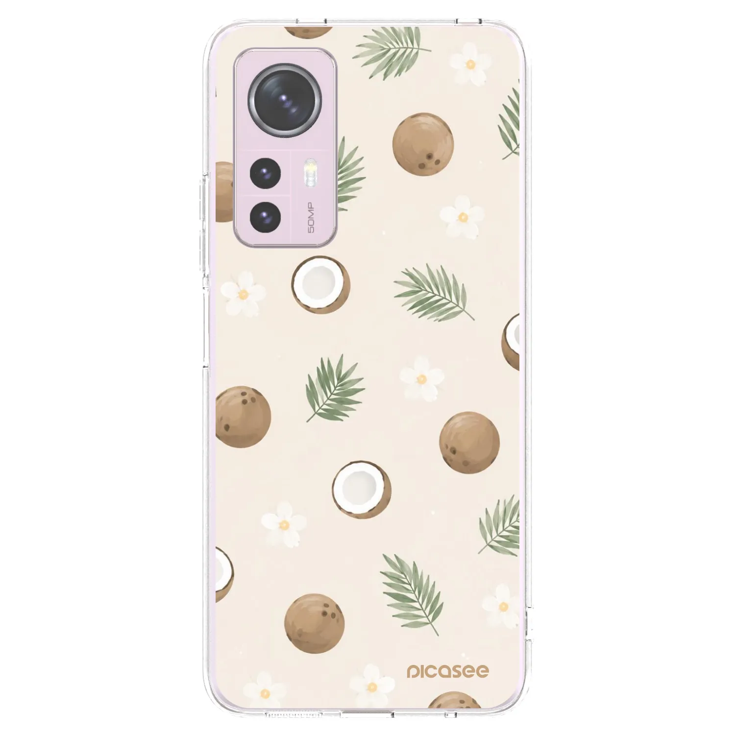 Picasee silikonska prozirna maskica za Xiaomi 12 - Coconut Breeze