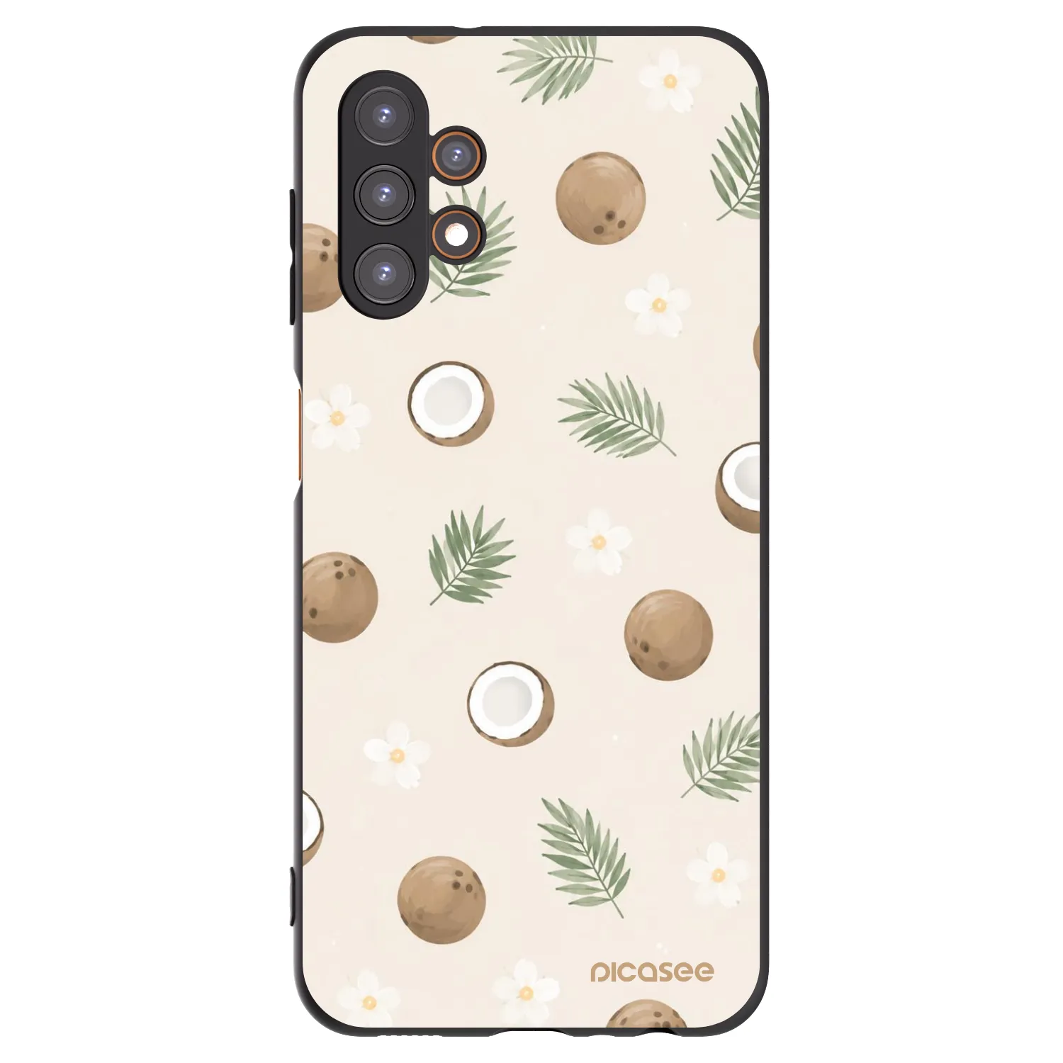 Picasee crna silikonska maskica za Samsung Galaxy A13 4G A135 - Coconut Breeze
