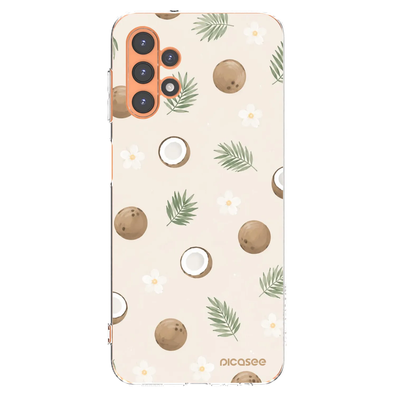 Picasee silikonska prozirna maskica za Samsung Galaxy A13 4G A135 - Coconut Breeze