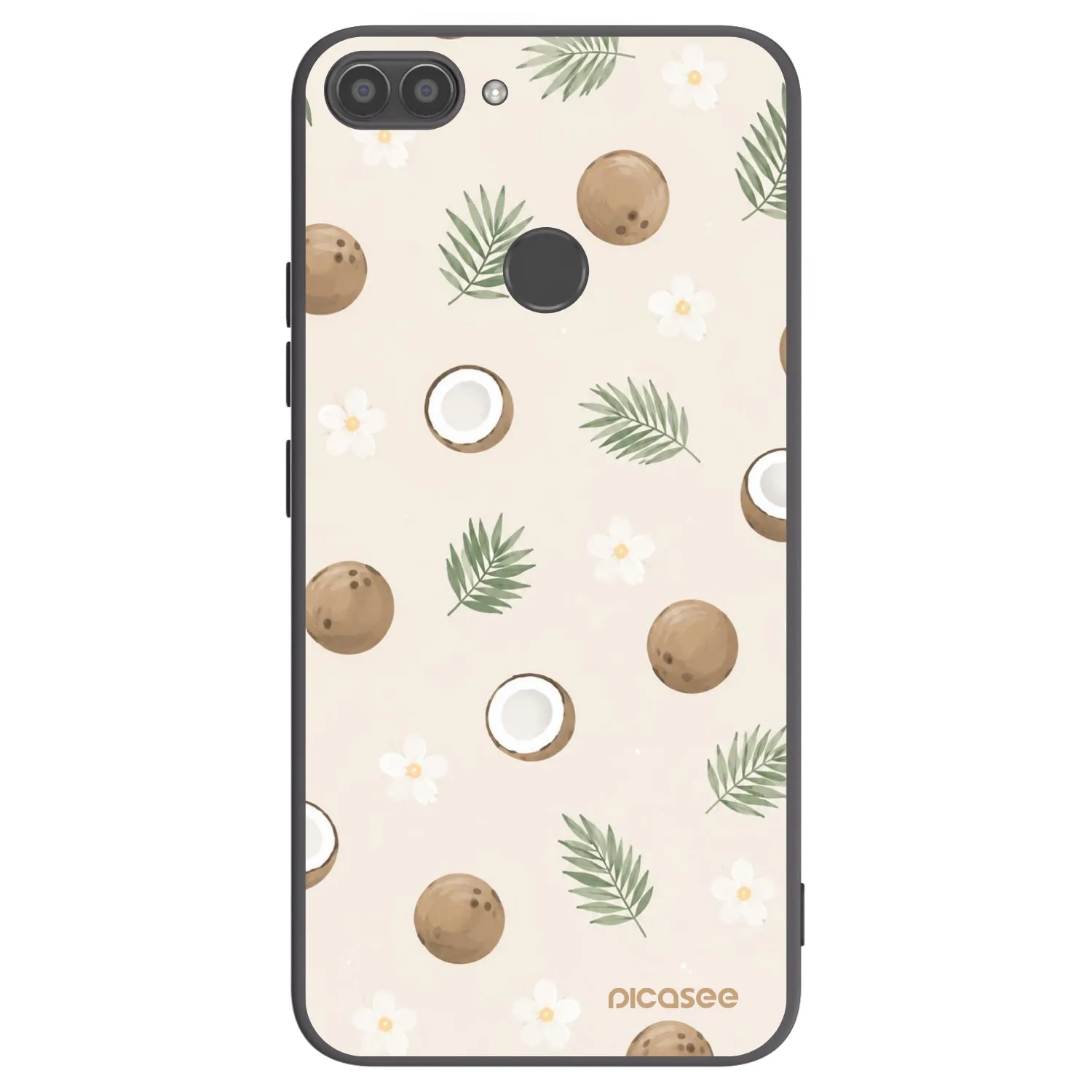Picasee crna silikonska maskica za Huawei P Smart - Coconut Breeze