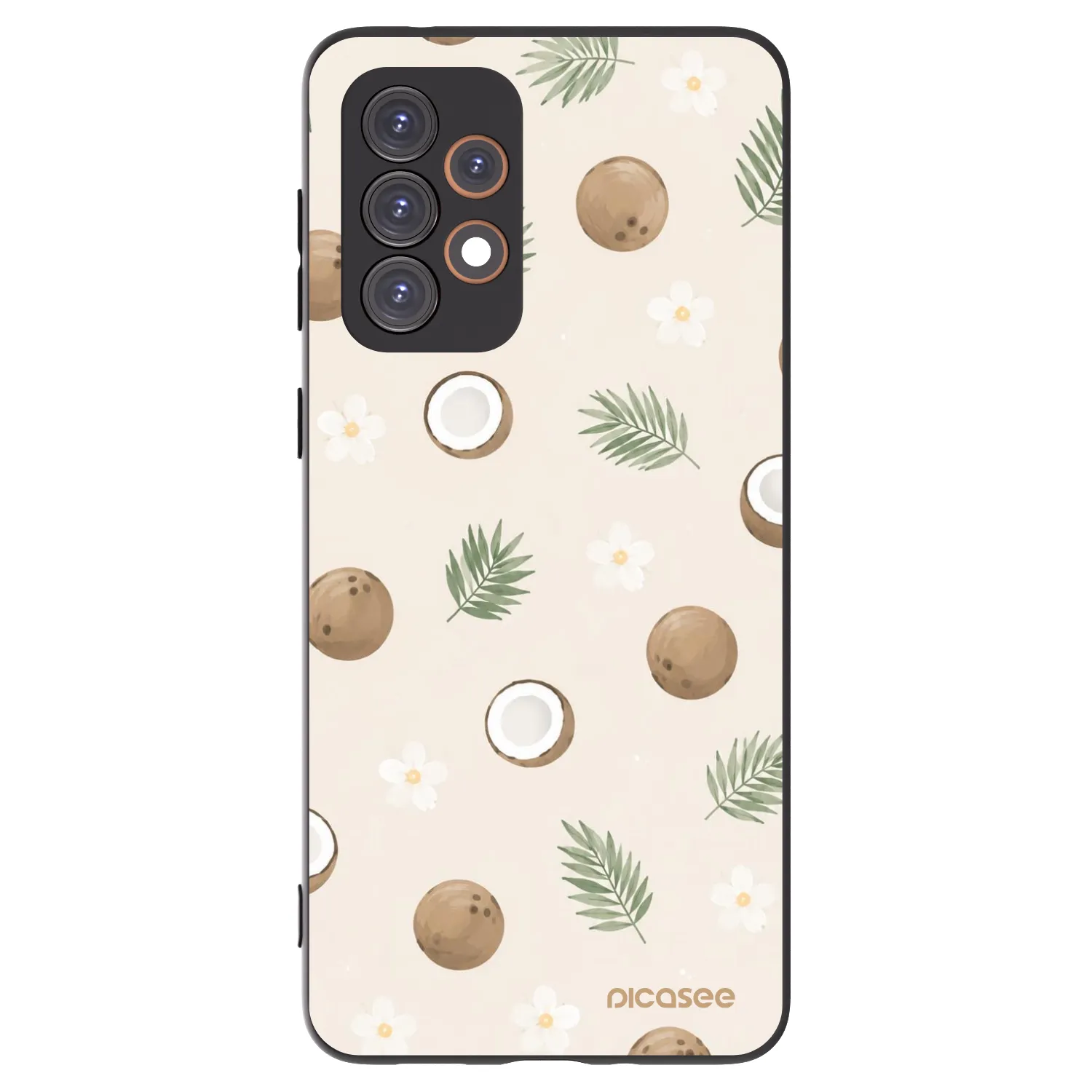 Picasee crna silikonska maskica za Samsung Galaxy A33 5G A336 - Coconut Breeze