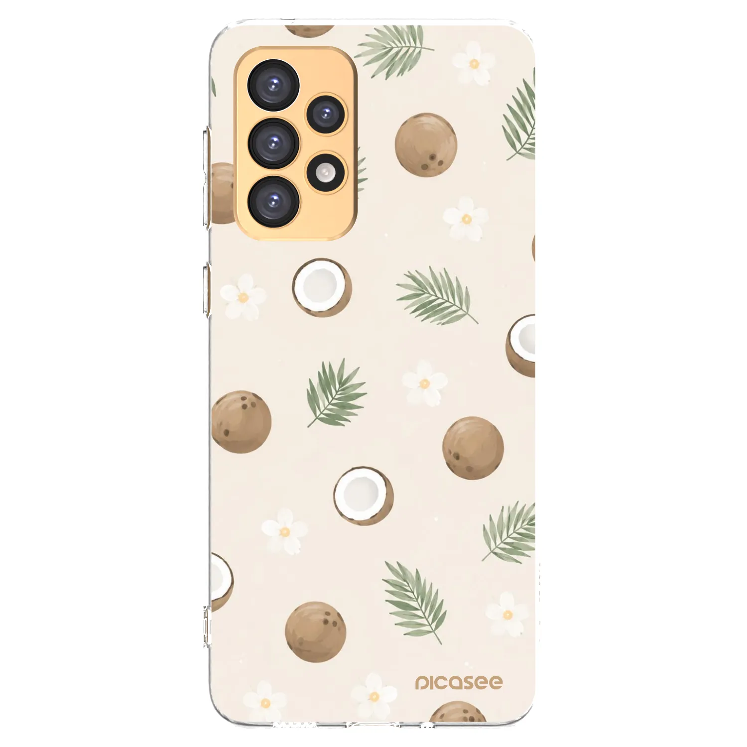 Picasee silikonska prozirna maskica za Samsung Galaxy A33 5G A336 - Coconut Breeze