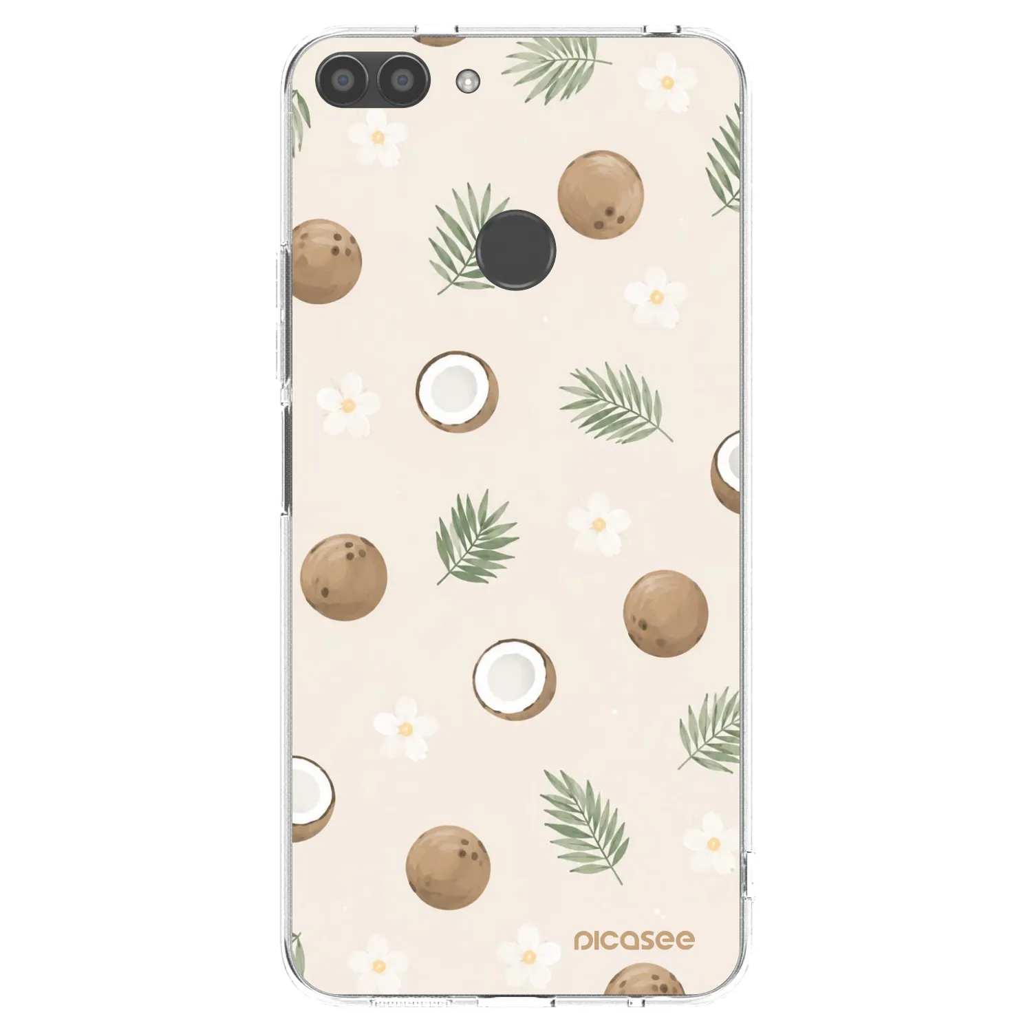 Picasee silikonska prozirna maskica za Huawei P Smart - Coconut Breeze