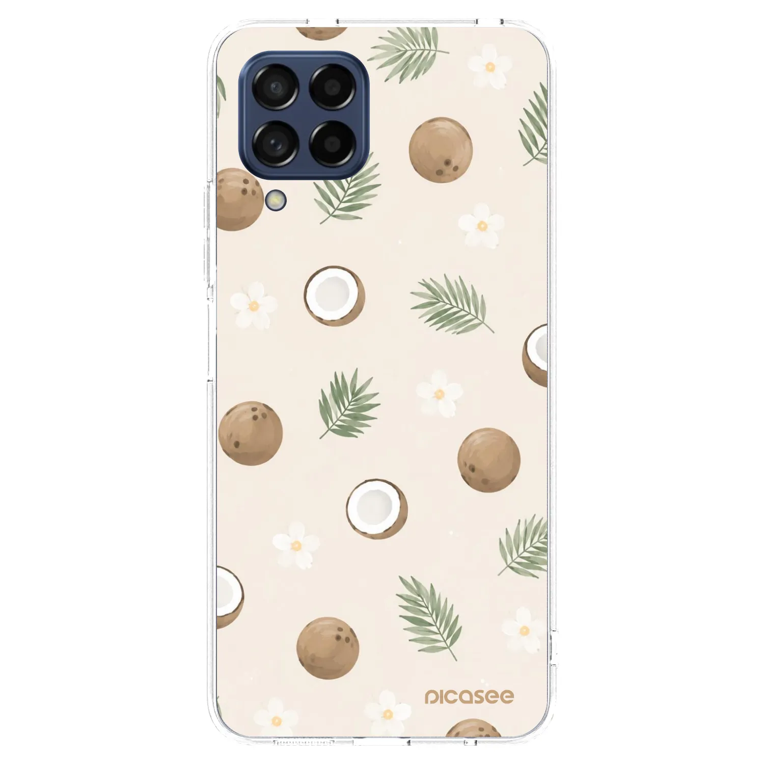 Picasee silikonska prozirna maskica za Samsung Galaxy M53 5G - Coconut Breeze