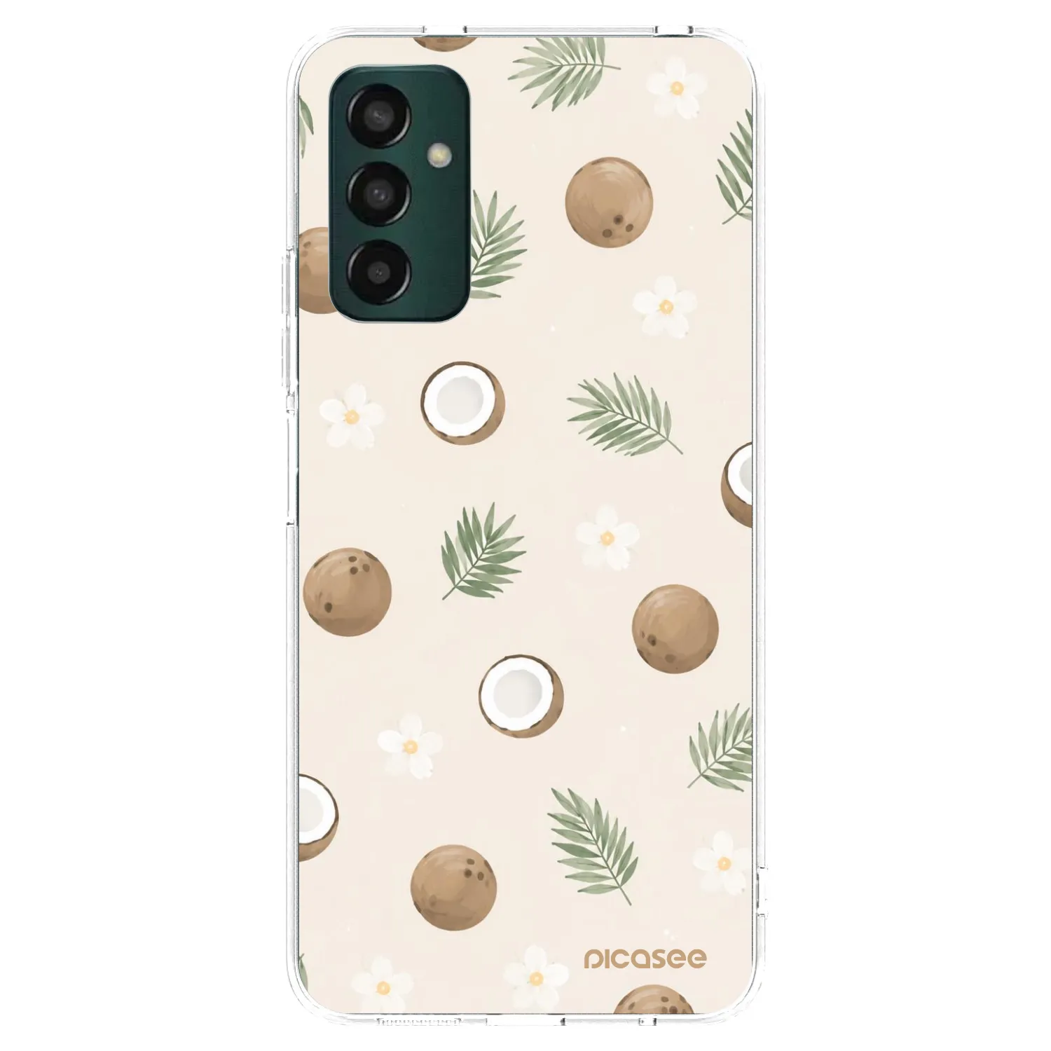 Picasee silikonska prozirna maskica za Samsung Galaxy M13 M135F - Coconut Breeze