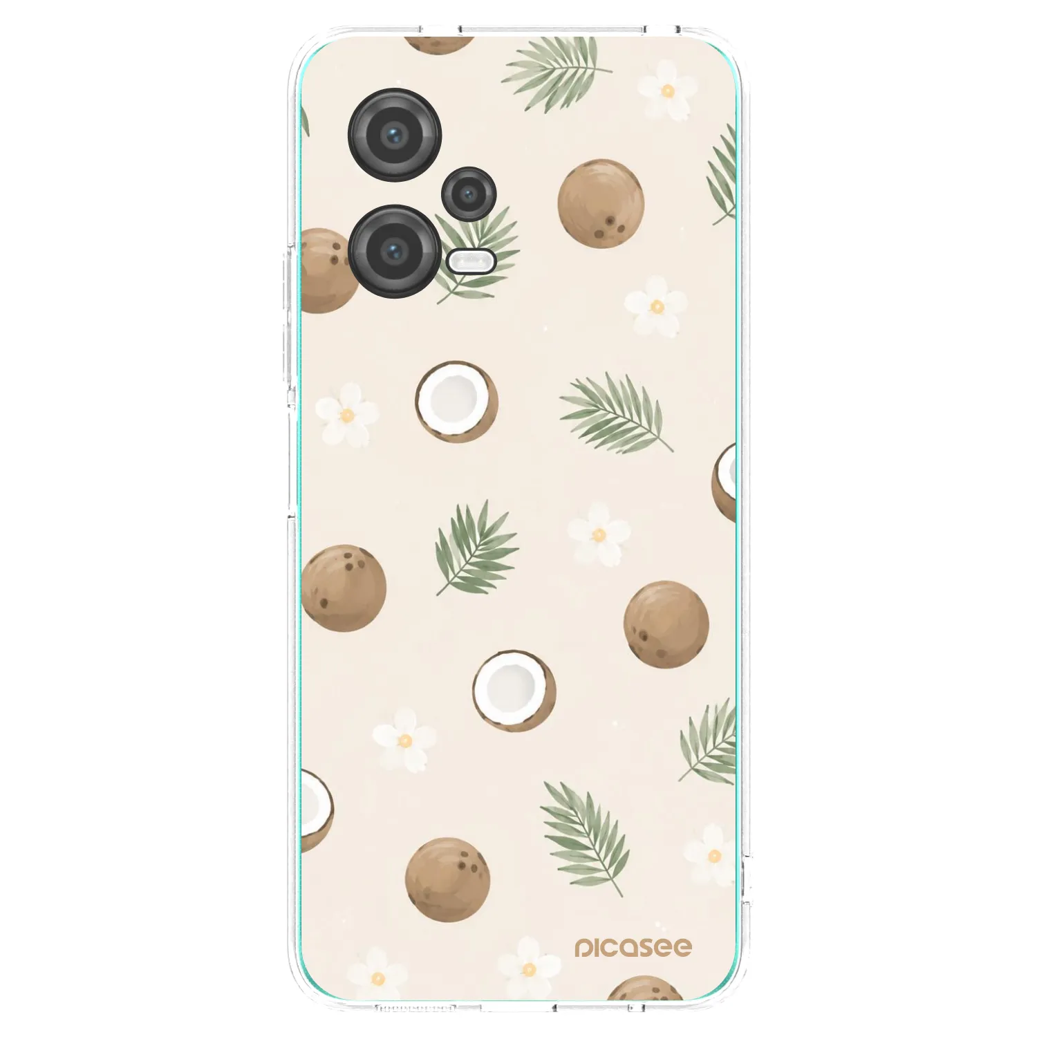 Picasee silikonska prozirna maskica za Xiaomi Poco X5 - Coconut Breeze