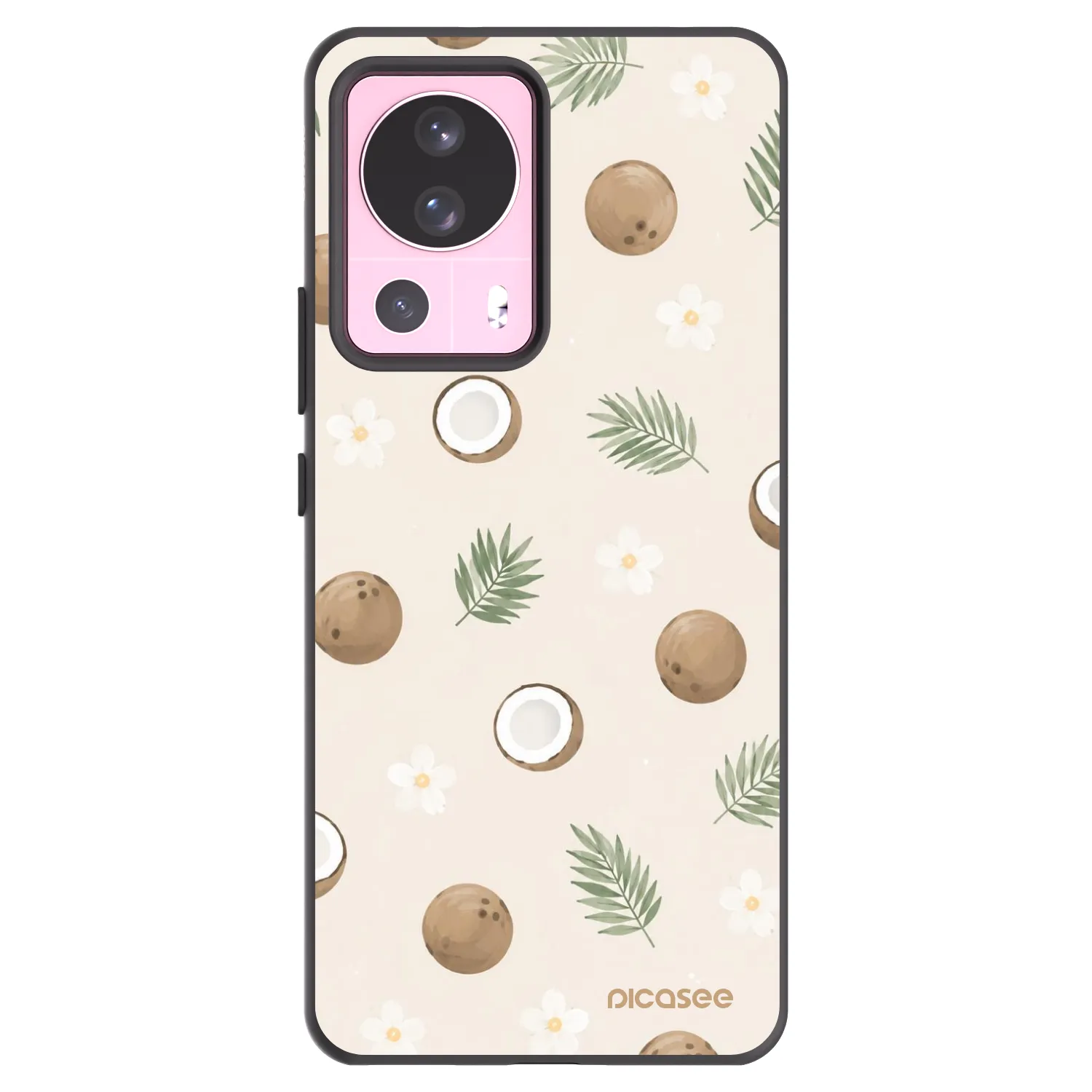 Picasee crna silikonska maskica za Xiaomi 13 Lite - Coconut Breeze