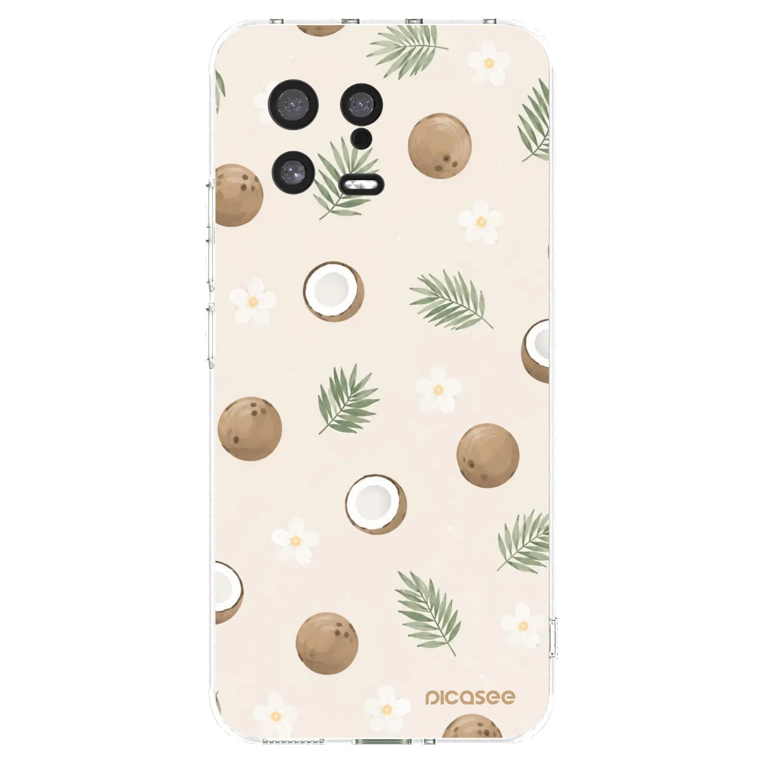 Picasee silikonska prozirna maskica za Xiaomi 13 - Coconut Breeze