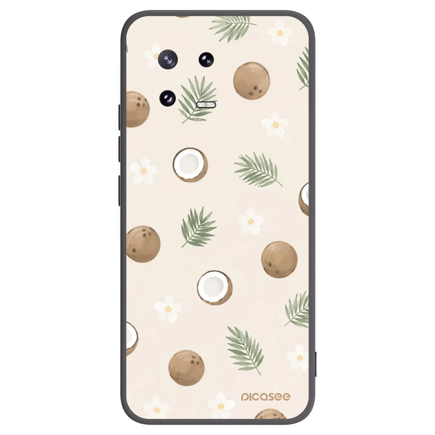 Picasee crna silikonska maskica za Xiaomi 13 Pro - Coconut Breeze