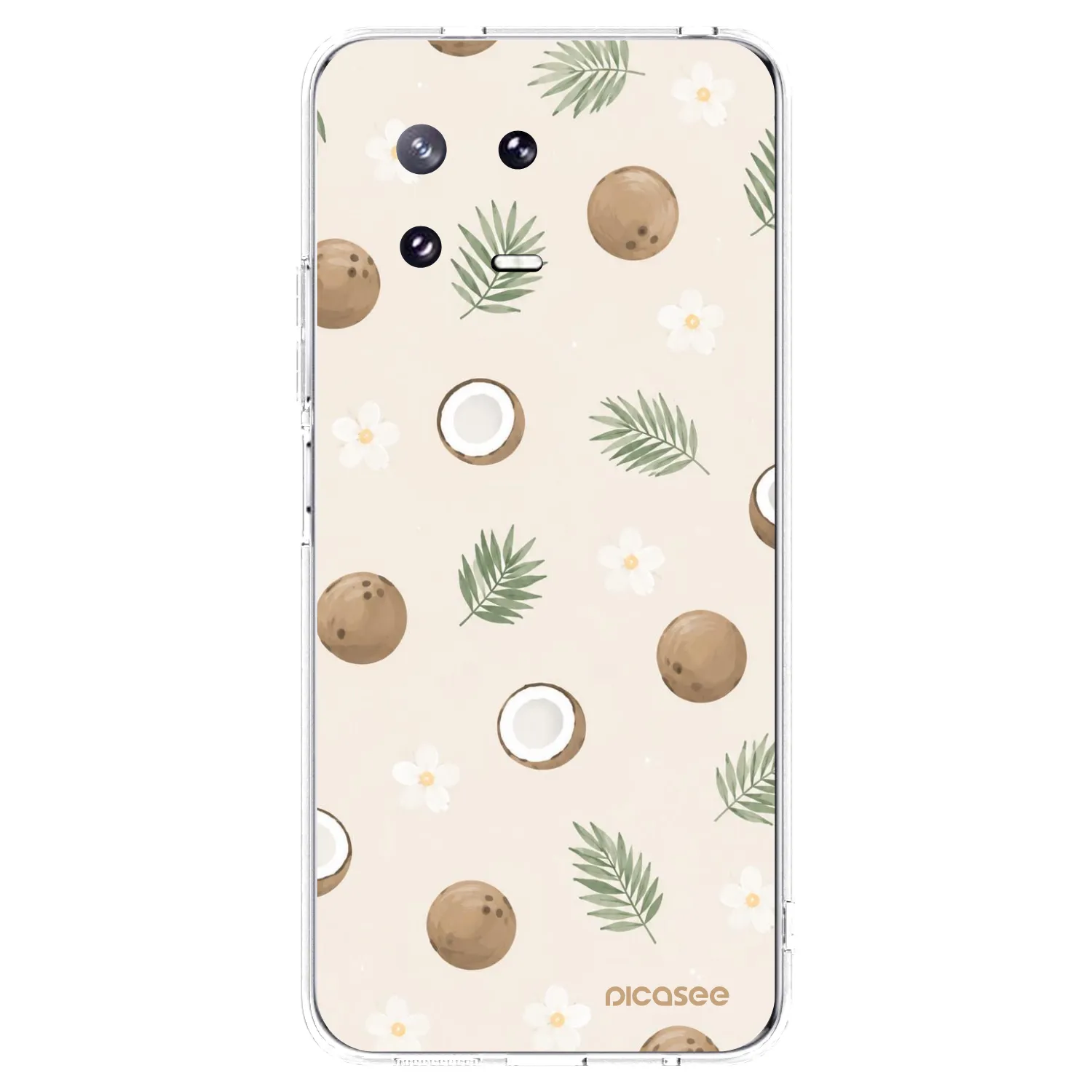 Picasee silikonska prozirna maskica za Xiaomi 13 Pro - Coconut Breeze
