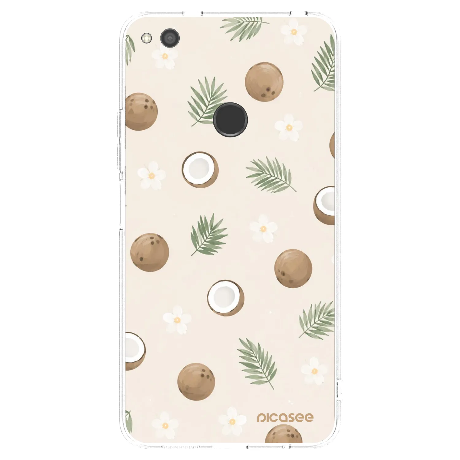 Picasee silikonska prozirna maskica za Huawei P9 Lite 2017 - Coconut Breeze