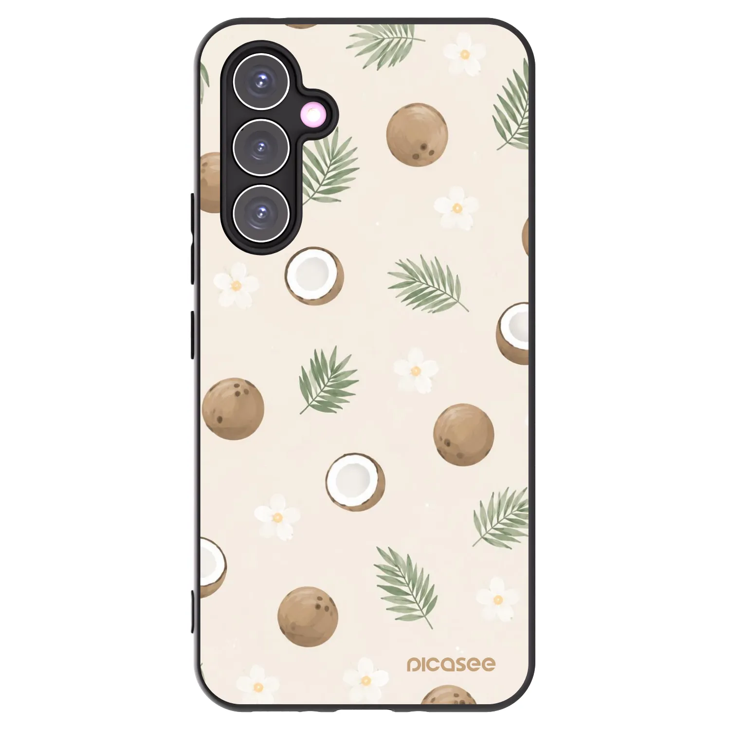 Picasee crna silikonska maskica za Samsung Galaxy A54 5G A546B - Coconut Breeze