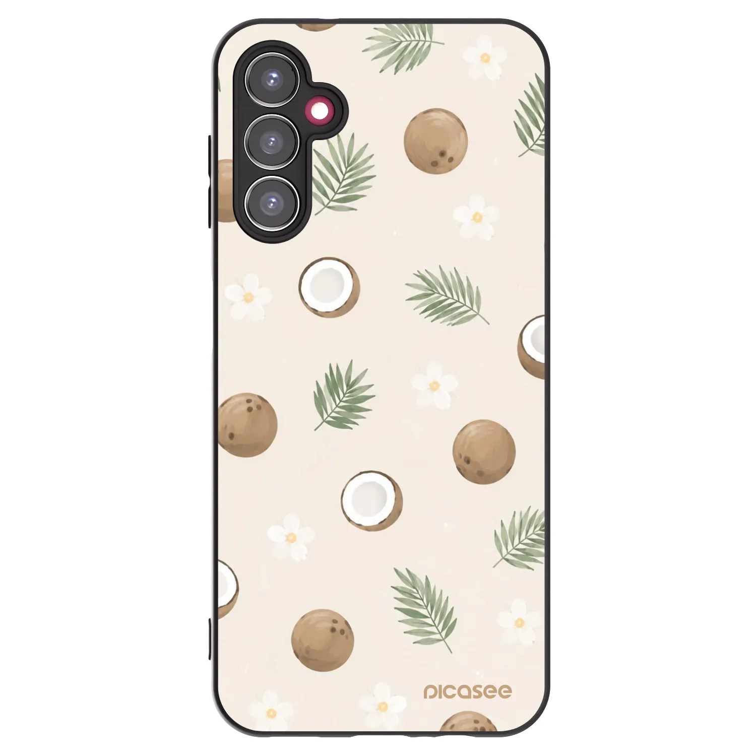 Picasee crna silikonska maskica za Samsung Galaxy A14 5G A146P - Coconut Breeze