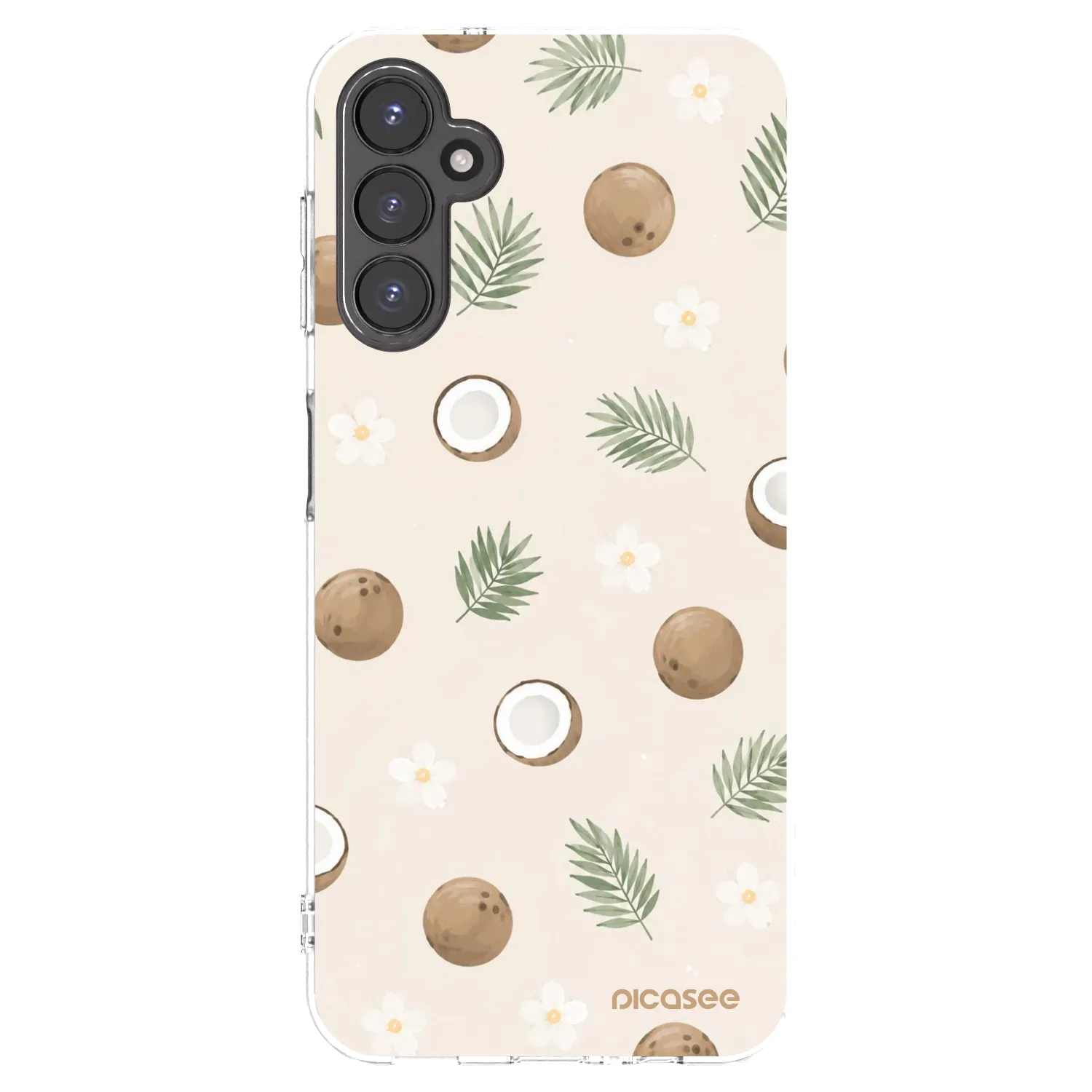Picasee silikonska prozirna maskica za Samsung Galaxy A14 5G A146P - Coconut Breeze