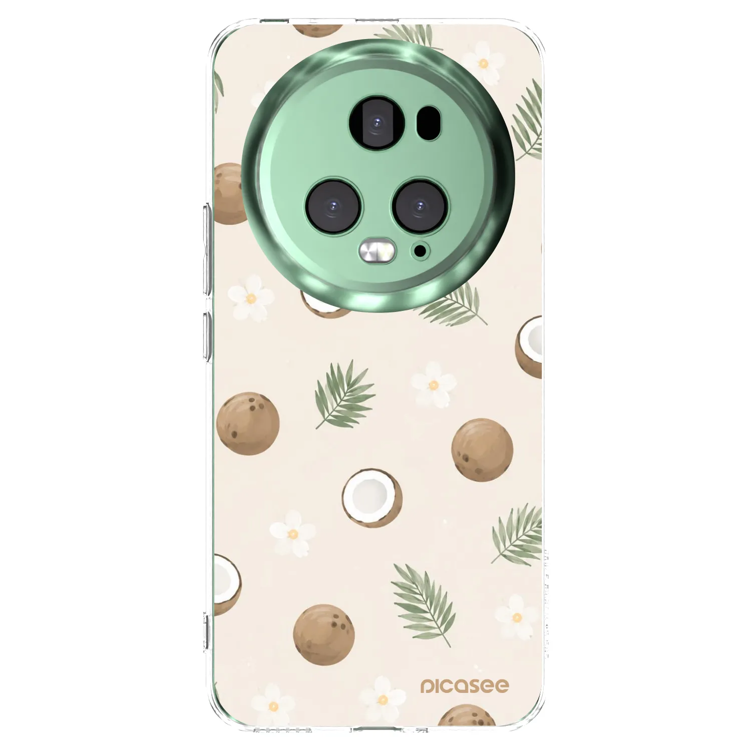 Picasee silikonska prozirna maskica za Honor Magic5 Pro - Coconut Breeze