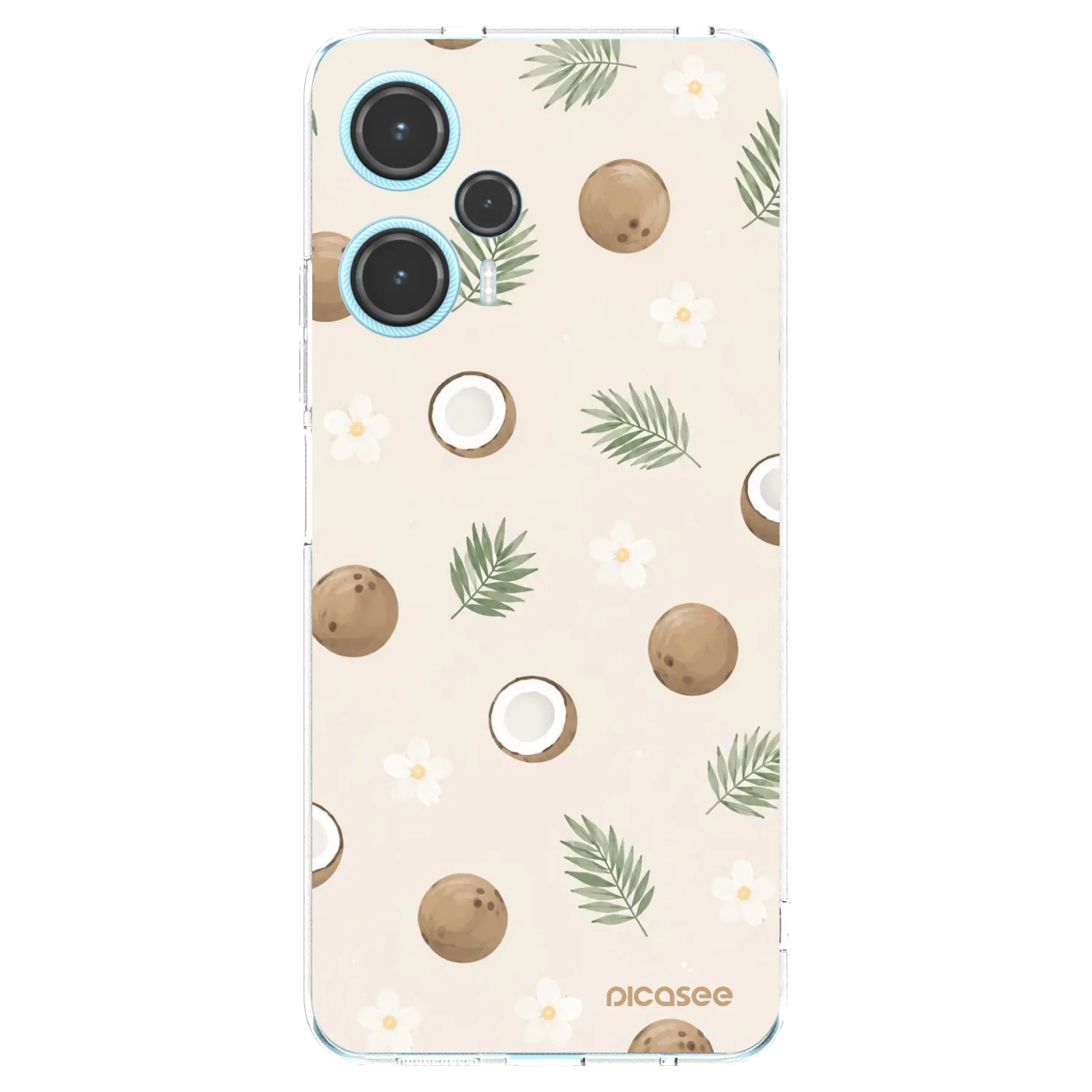 Picasee silikonska prozirna maskica za Xiaomi Poco F5 - Coconut Breeze