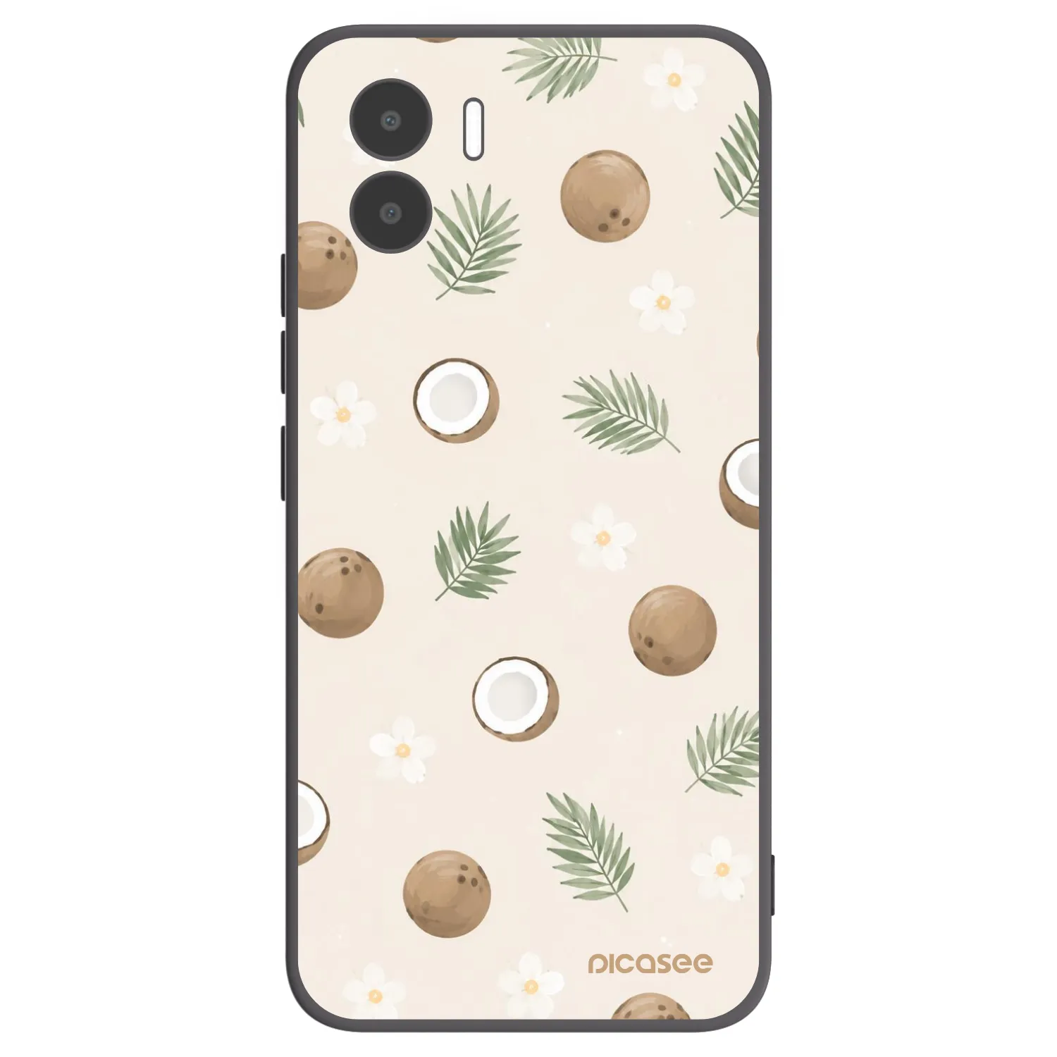 Picasee crna silikonska maskica za Xiaomi Redmi A2 - Coconut Breeze