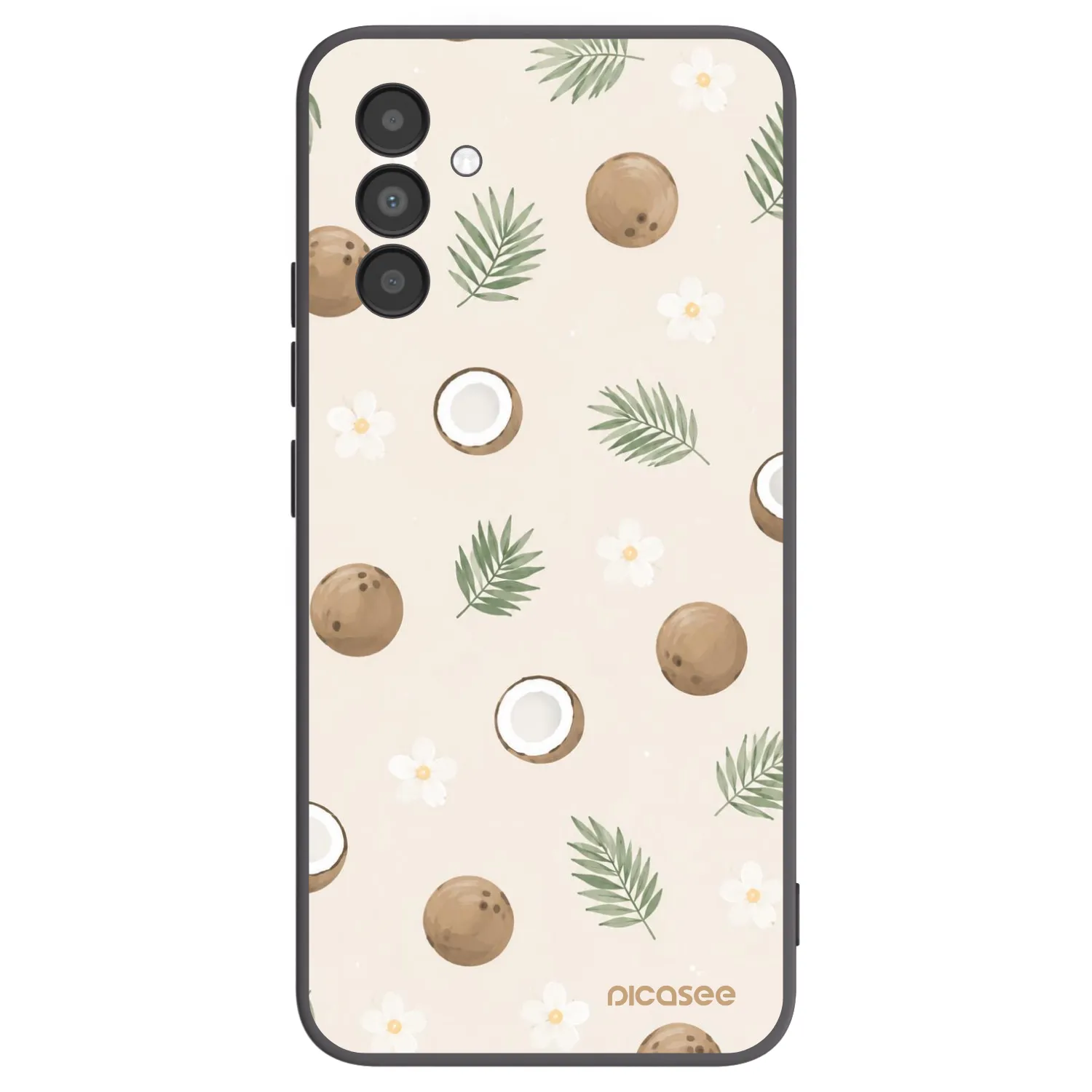 Picasee crna silikonska maskica za Samsung Galaxy A04s A047F - Coconut Breeze