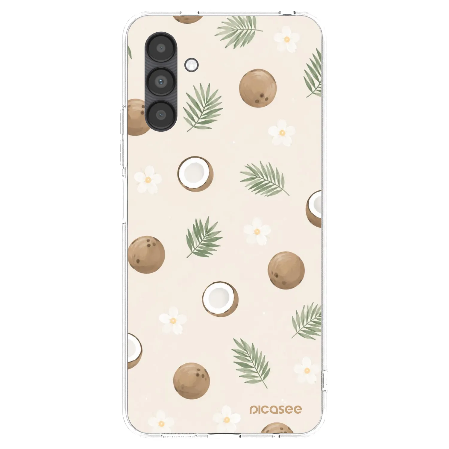 Picasee silikonska prozirna maskica za Samsung Galaxy A04s A047F - Coconut Breeze