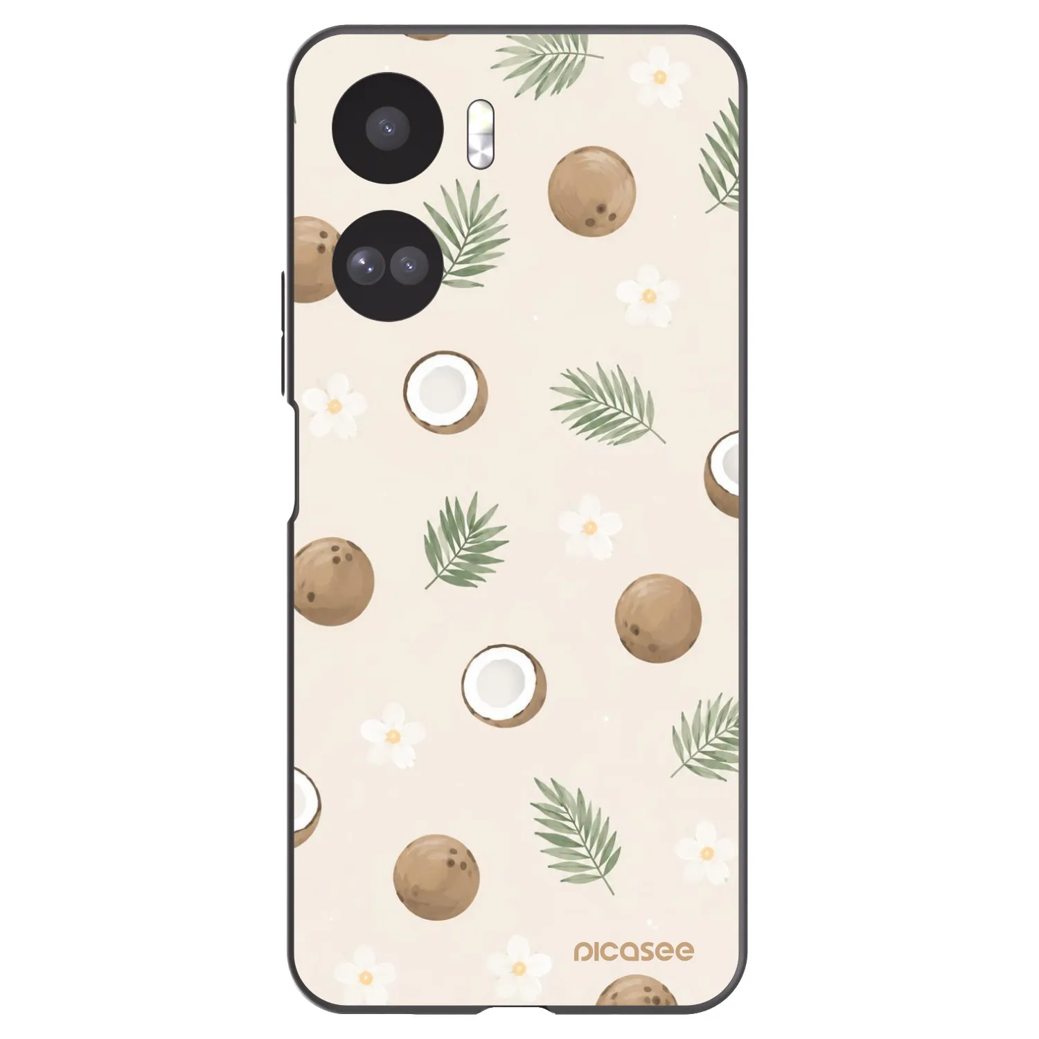 Picasee crna silikonska maskica za Honor 90 Lite 5G - Coconut Breeze
