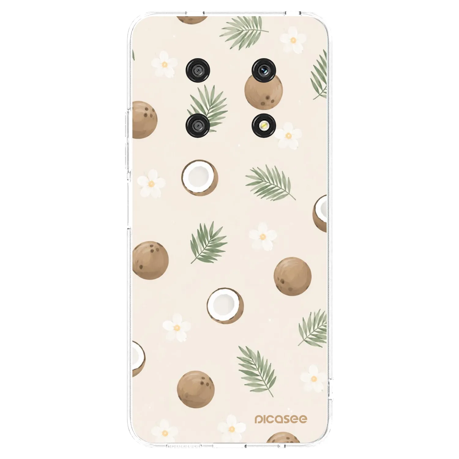 Picasee silikonska prozirna maskica za Honor Magic4 Lite 5G - Coconut Breeze