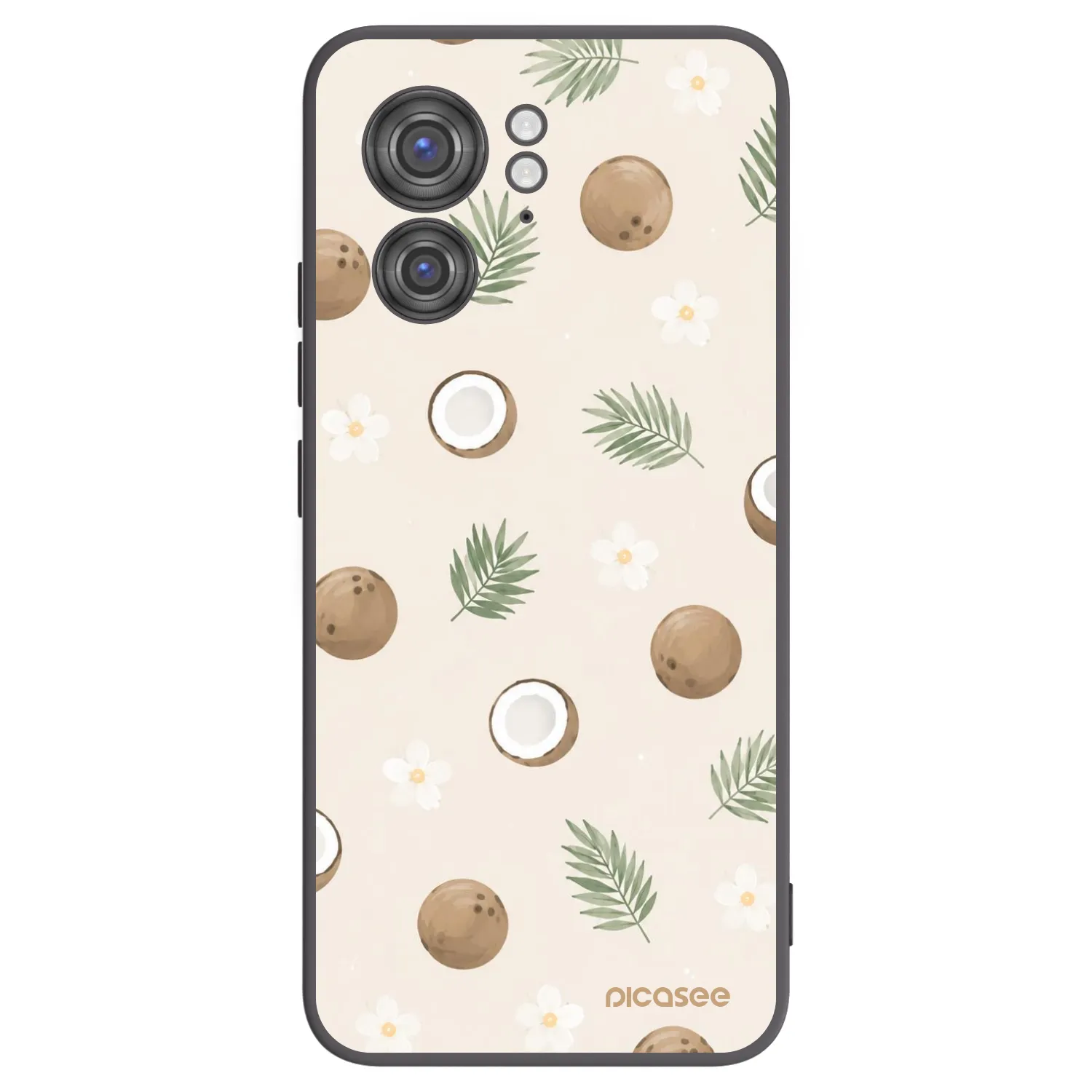 Picasee crna silikonska maskica za Motorola Edge 40 - Coconut Breeze