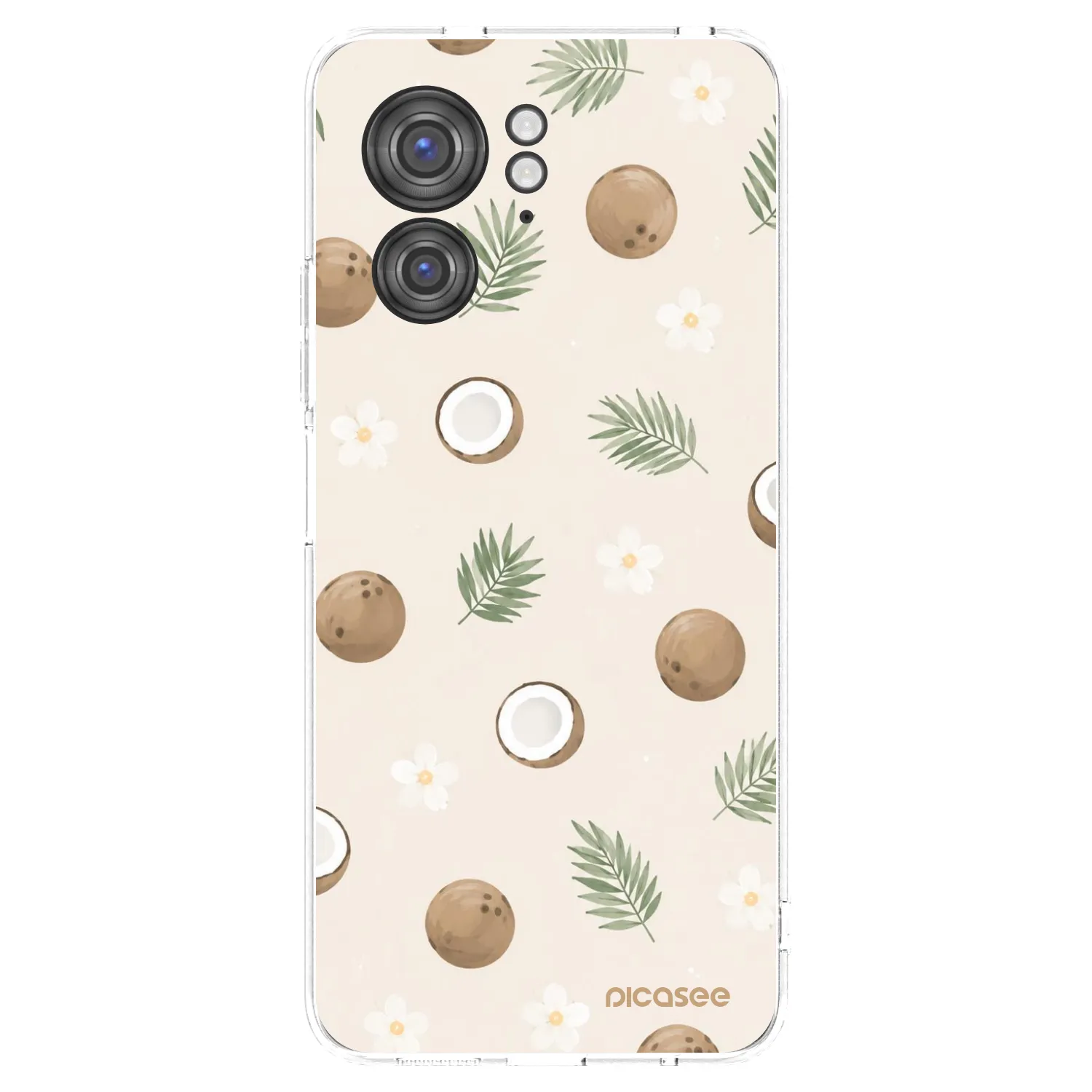 Picasee silikonska prozirna maskica za Motorola Edge 40 - Coconut Breeze