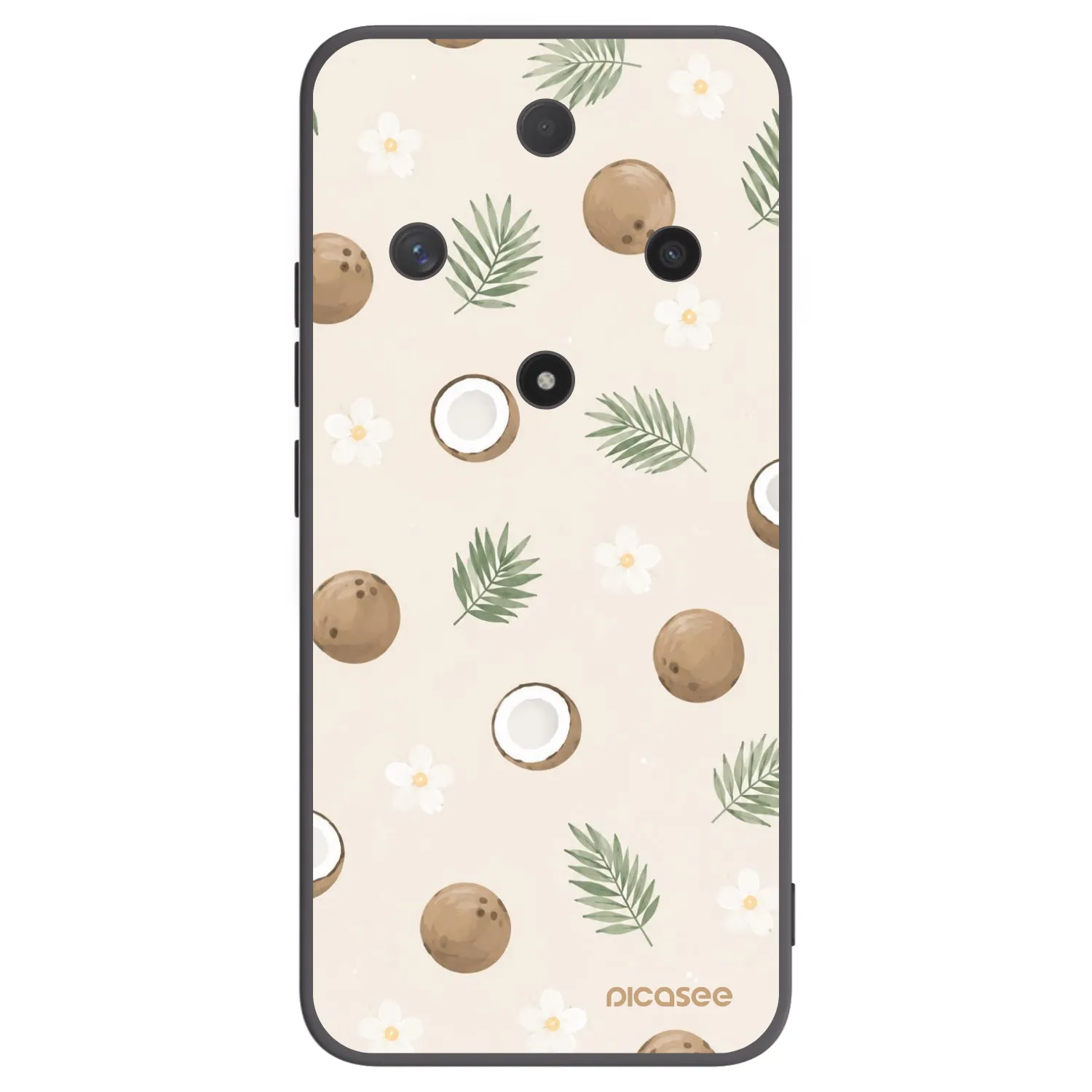 Picasee crna silikonska maskica za Honor Magic6 Lite 5G - Coconut Breeze