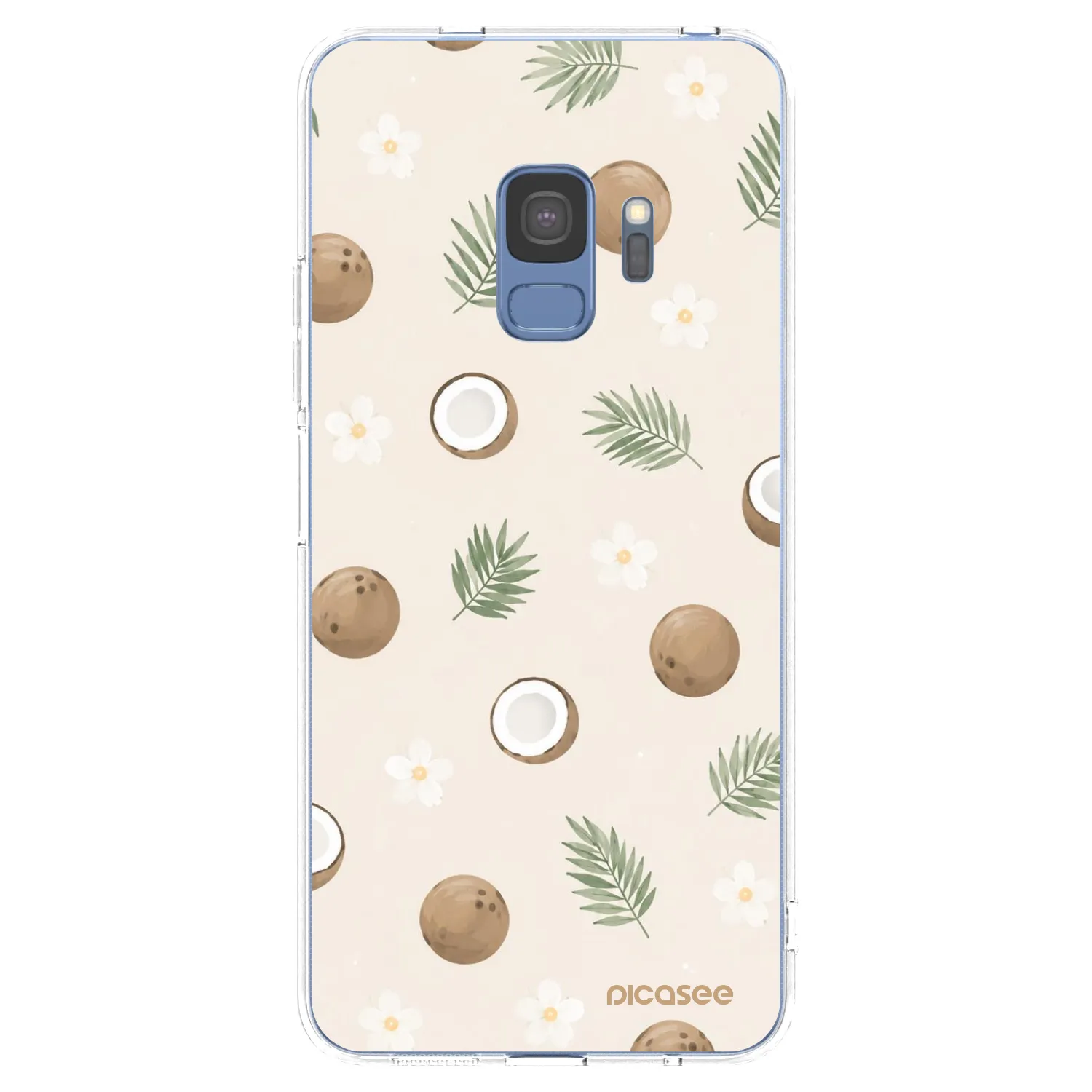 Picasee silikonska prozirna maskica za Samsung Galaxy S9 G960F - Coconut Breeze