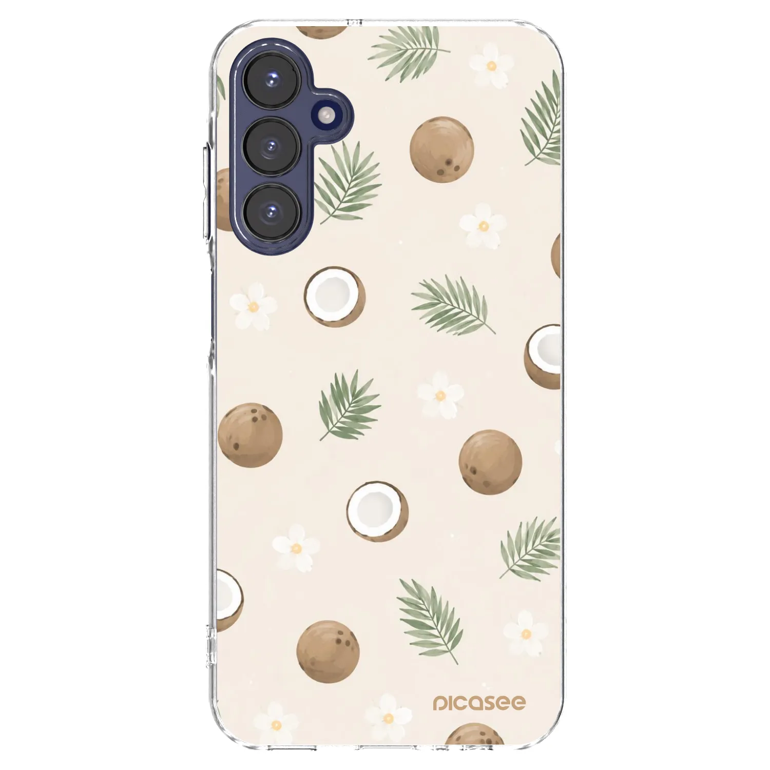 Picasee silikonska prozirna maskica za Samsung Galaxy A15 A155F 4G - Coconut Breeze