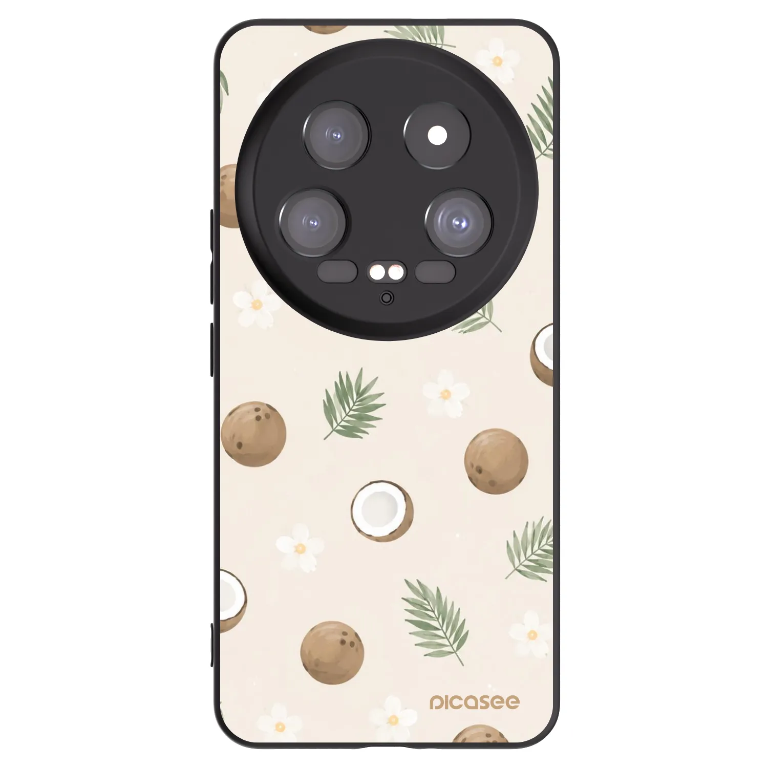 Picasee crna silikonska maskica za Xiaomi 14 Ultra - Coconut Breeze