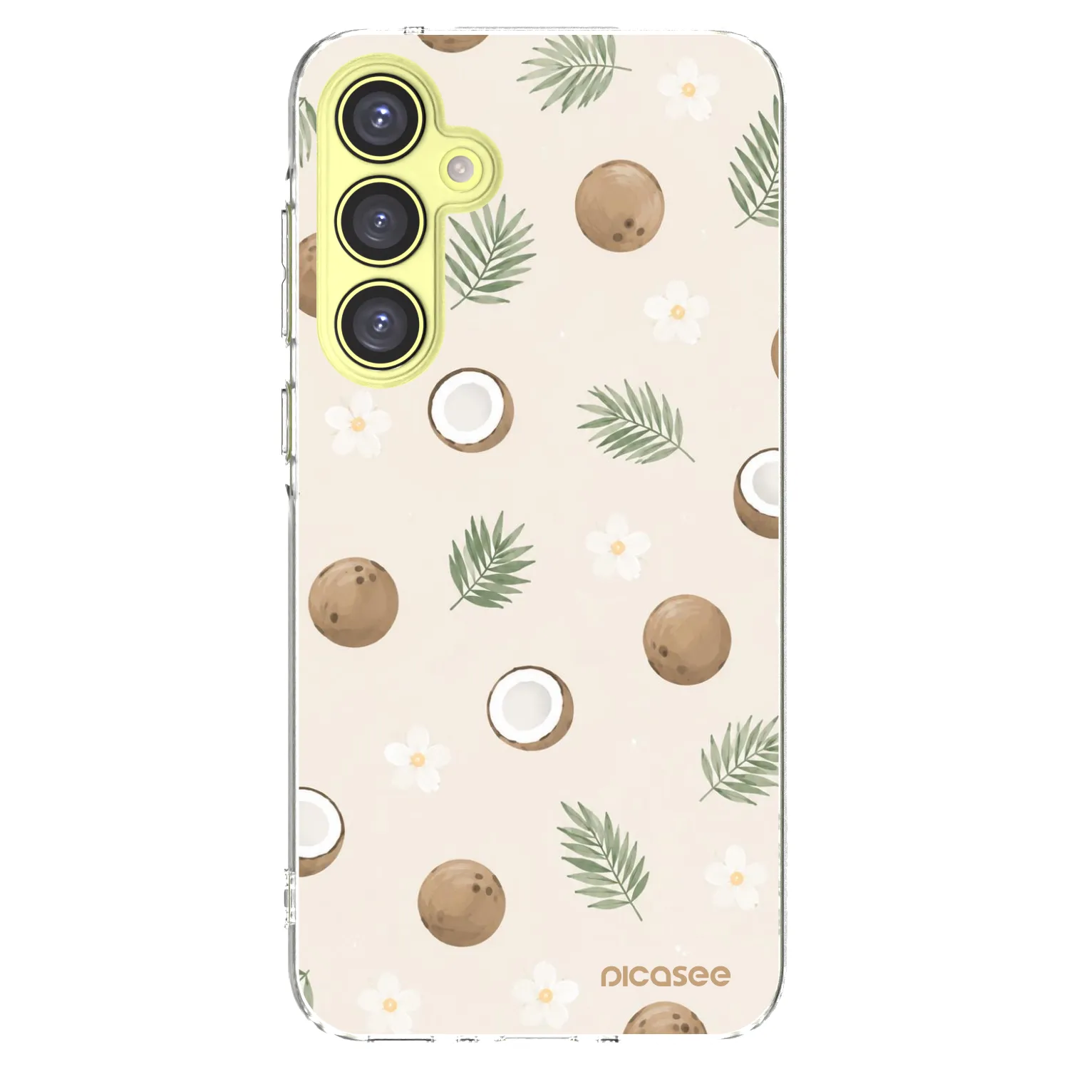Picasee silikonska prozirna maskica za Samsung Galaxy A35 5G A356B - Coconut Breeze