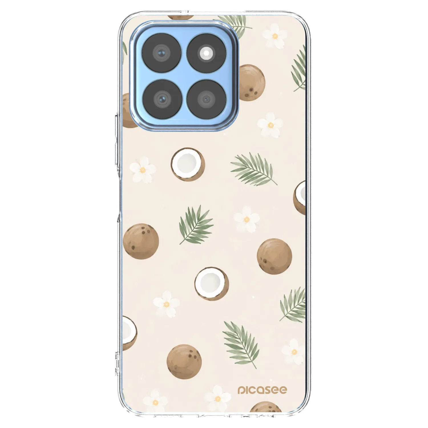 Picasee silikonska prozirna maskica za Honor X8b - Coconut Breeze