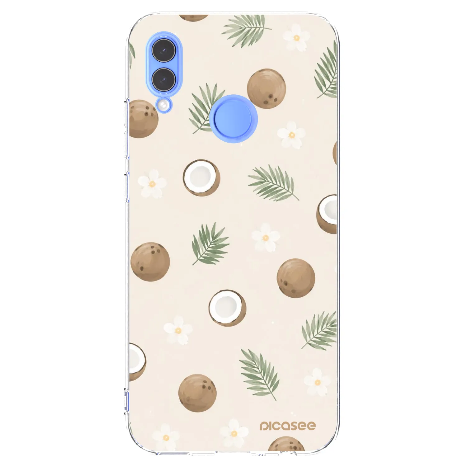 Picasee silikonska prozirna maskica za Huawei P Smart 2019 - Coconut Breeze