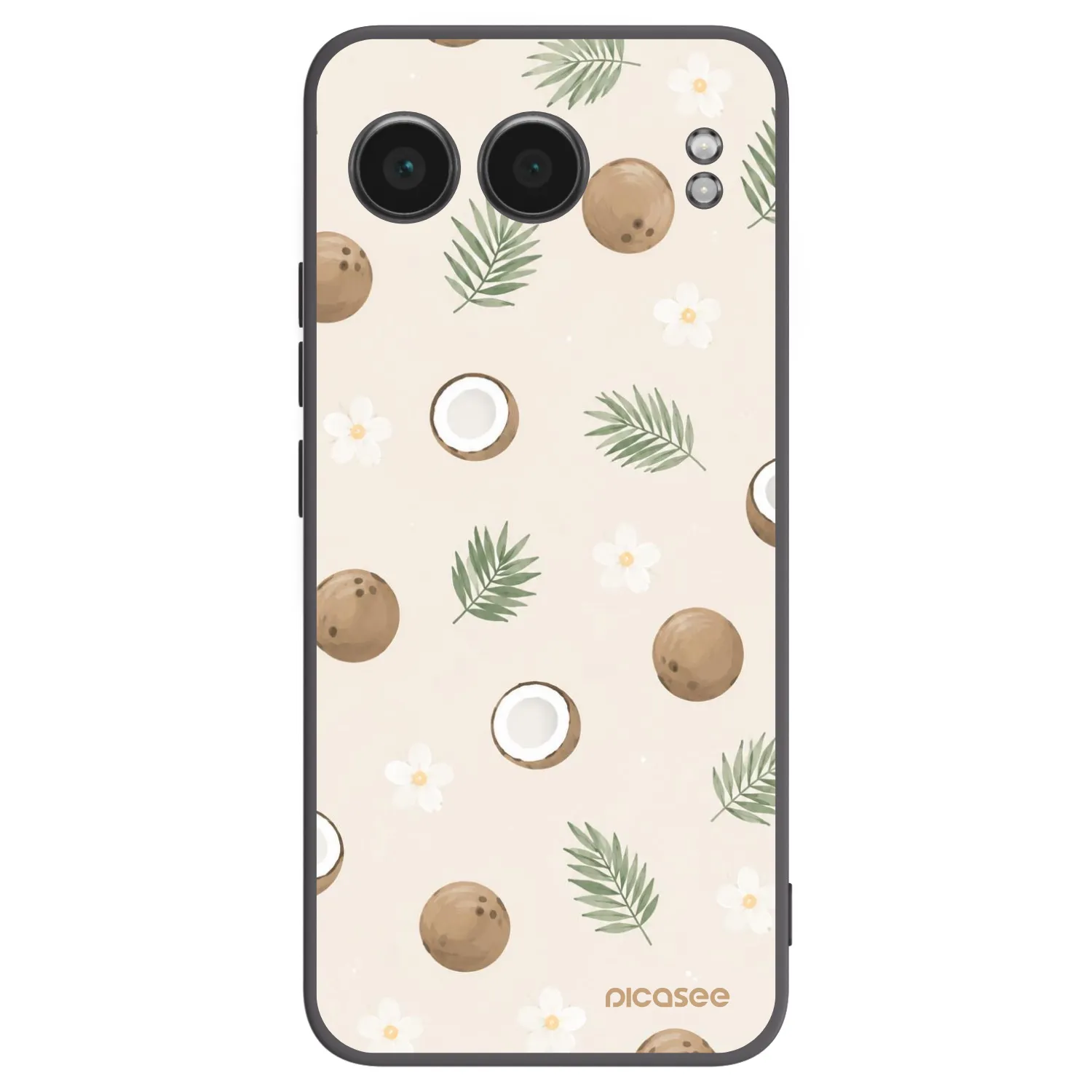 Picasee crna silikonska maskica za OnePlus Nord 4 - Coconut Breeze