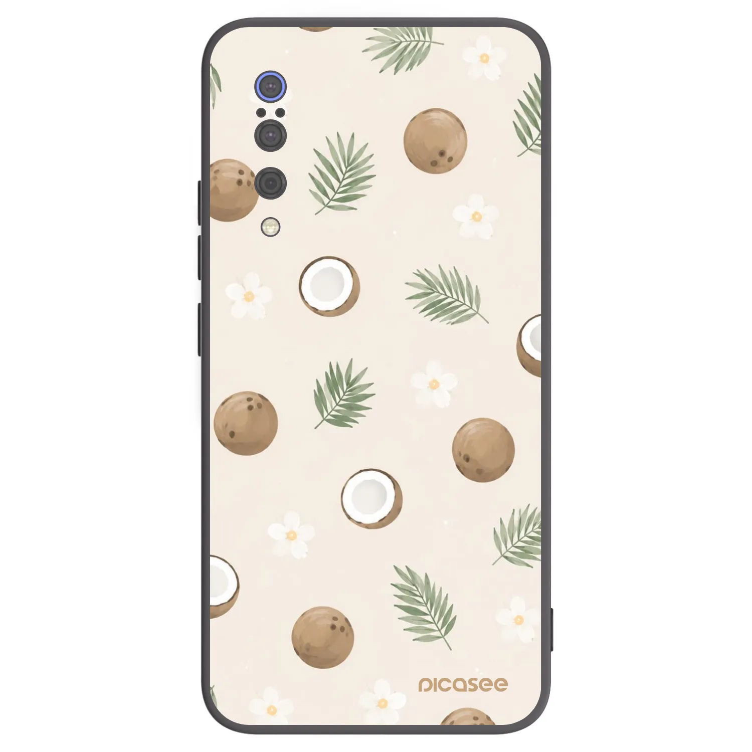 Picasee crna silikonska maskica za Xiaomi Mi 9 - Coconut Breeze