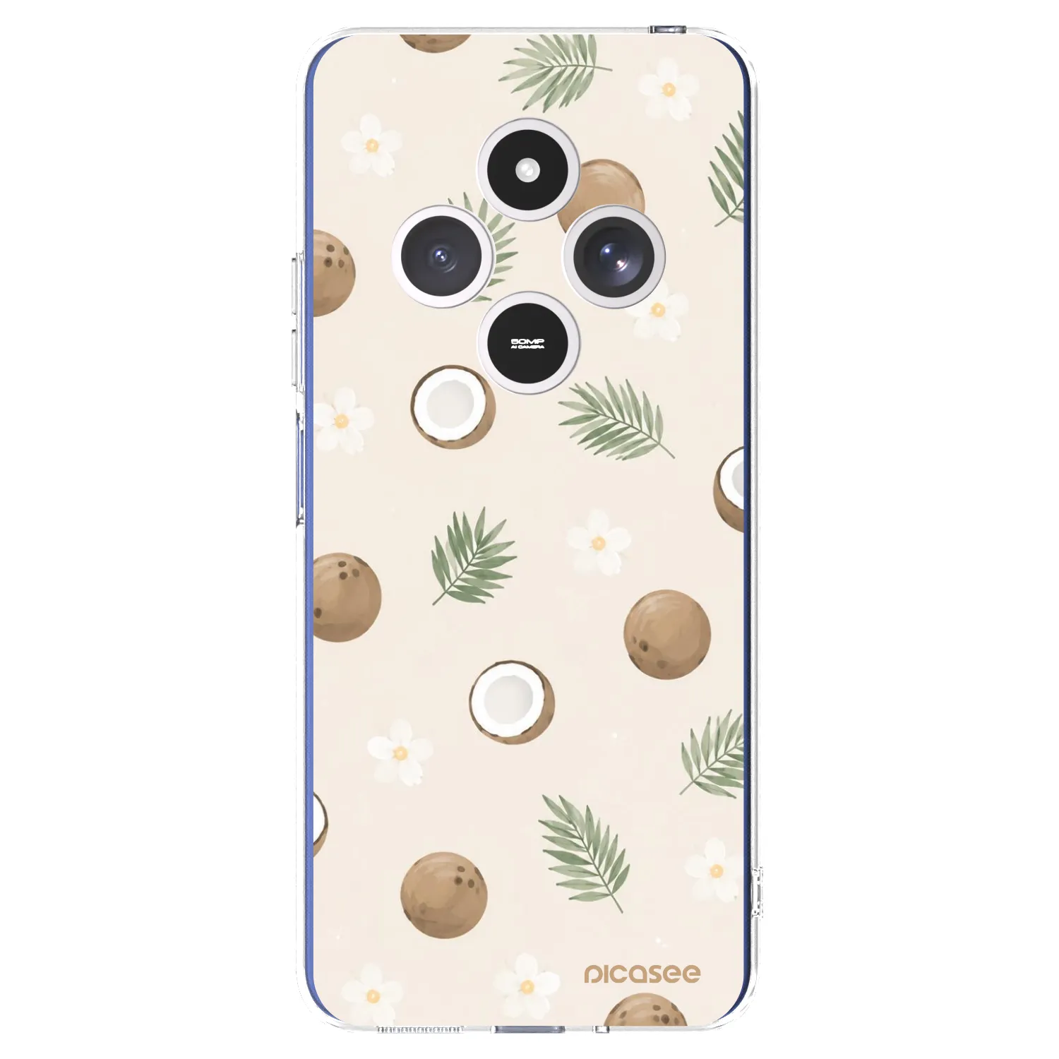 Picasee silikonska prozirna maskica za Xiaomi Redmi 14C - Coconut Breeze