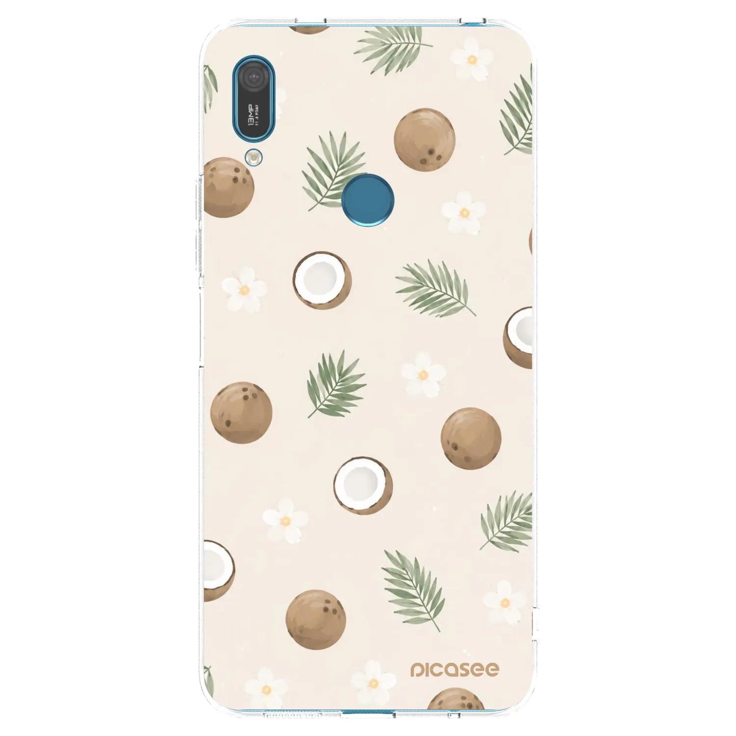 Picasee silikonska prozirna maskica za Huawei Y7 2019 - Coconut Breeze