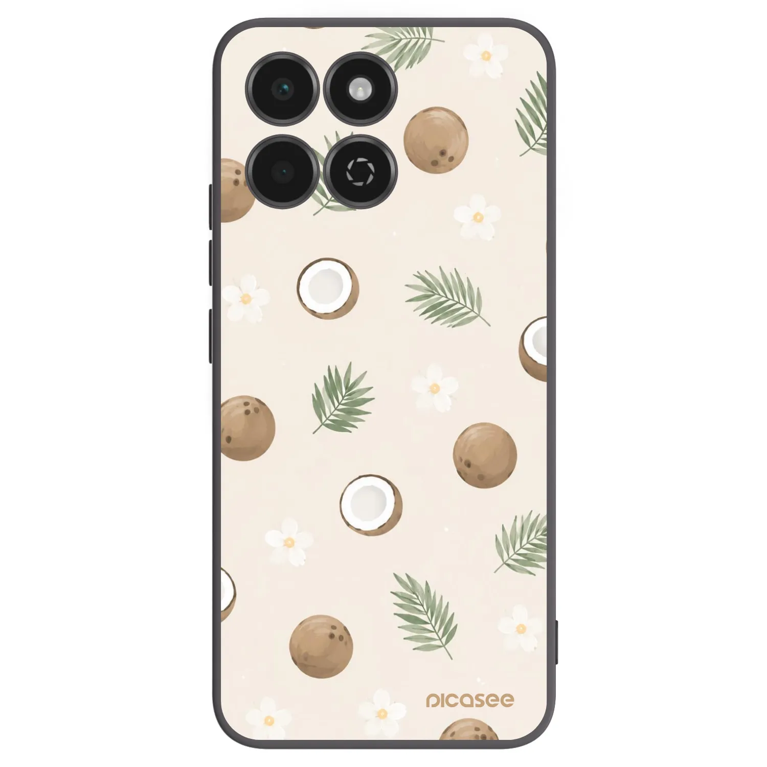 Picasee crna silikonska maskica za Honor 200 Smart 5G - Coconut Breeze