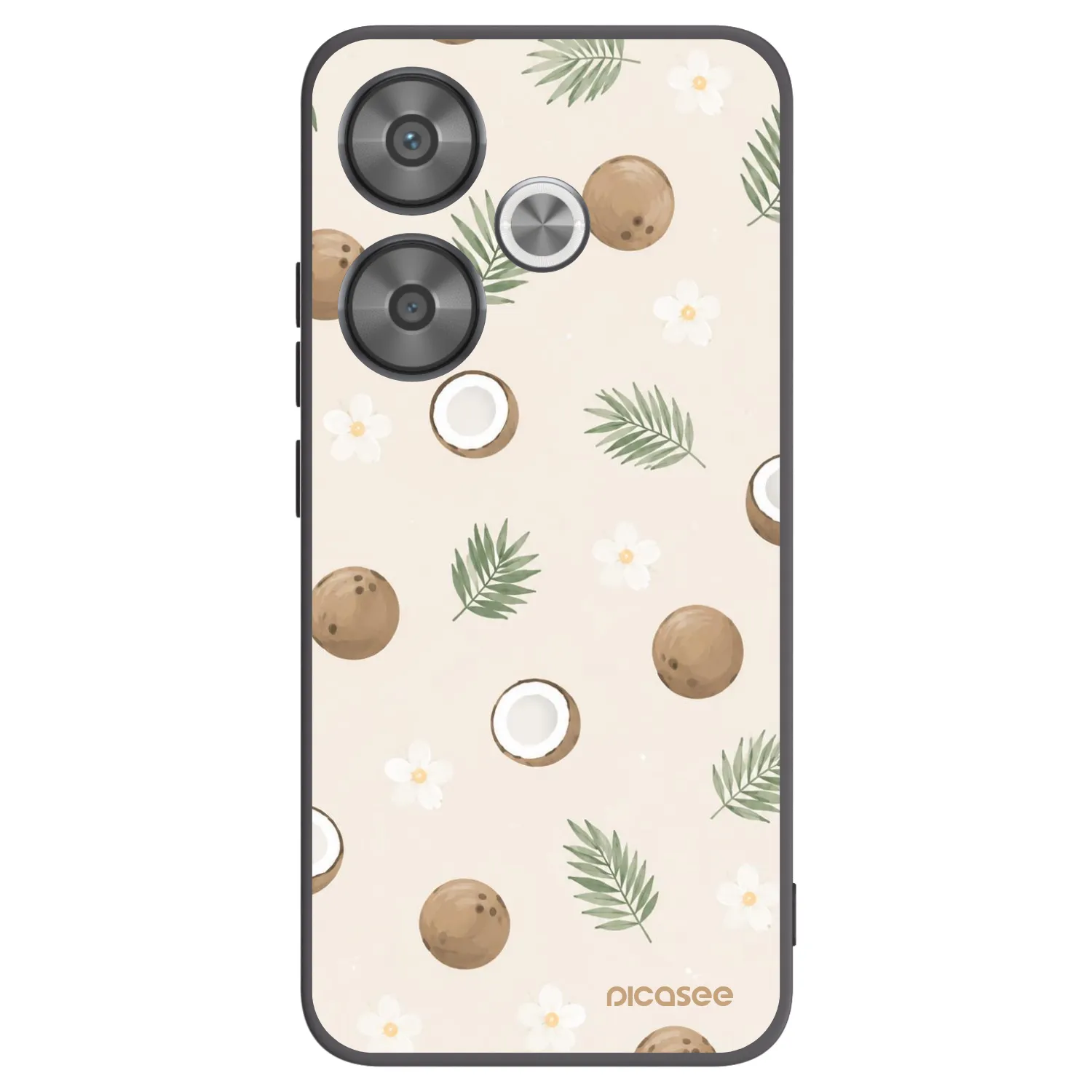 Crna silikonska maskica za Xiaomi Poco F6 - Coconut Breeze