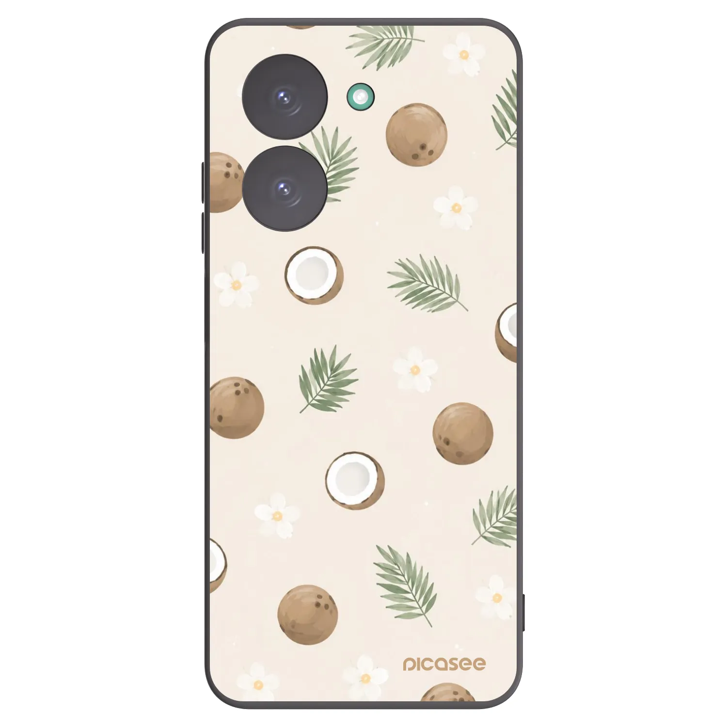 Picasee crna silikonska maskica za Xiaomi Redmi A5 - Coconut Breeze