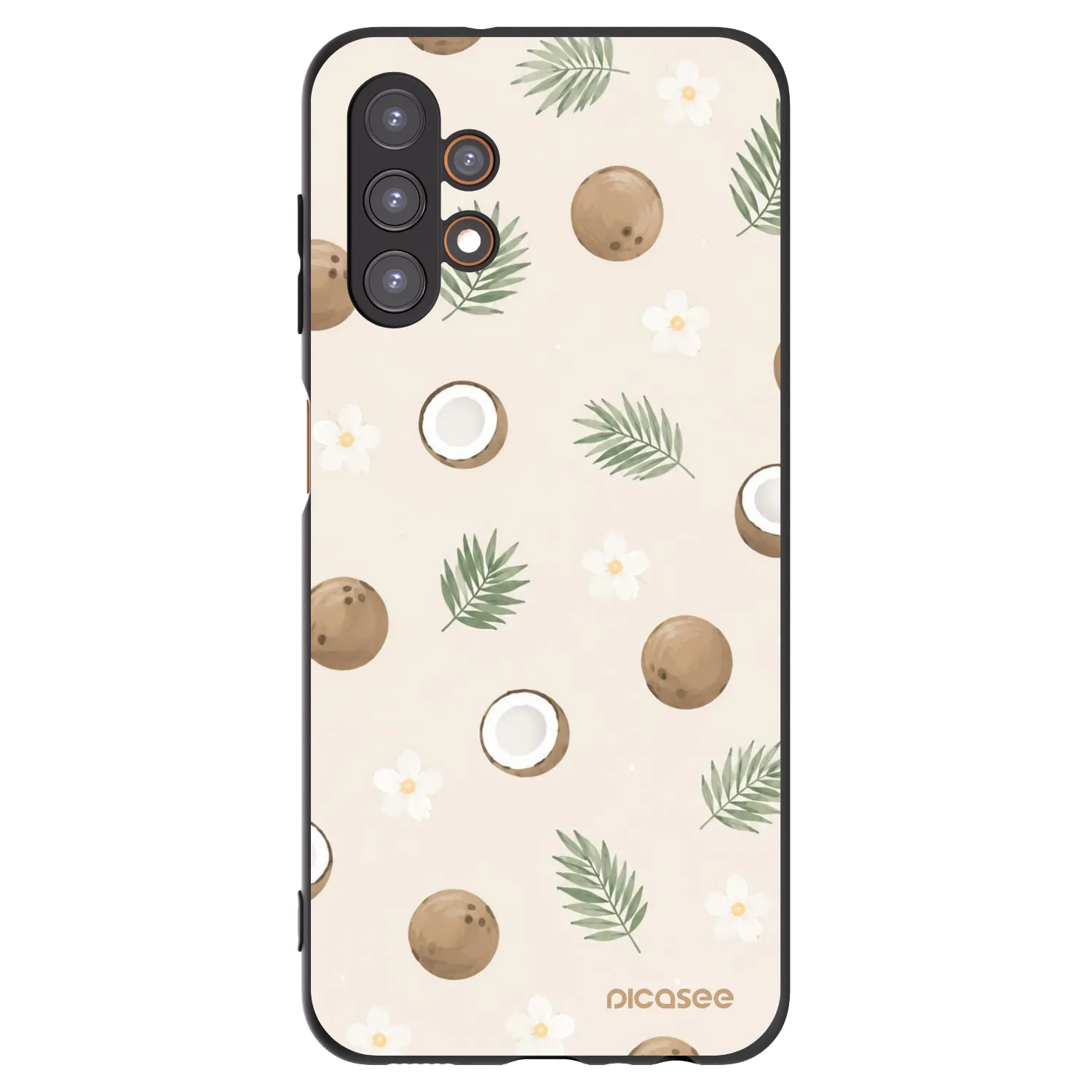 Picasee crna silikonska maskica za Samsung Galaxy A13 5G - Coconut Breeze