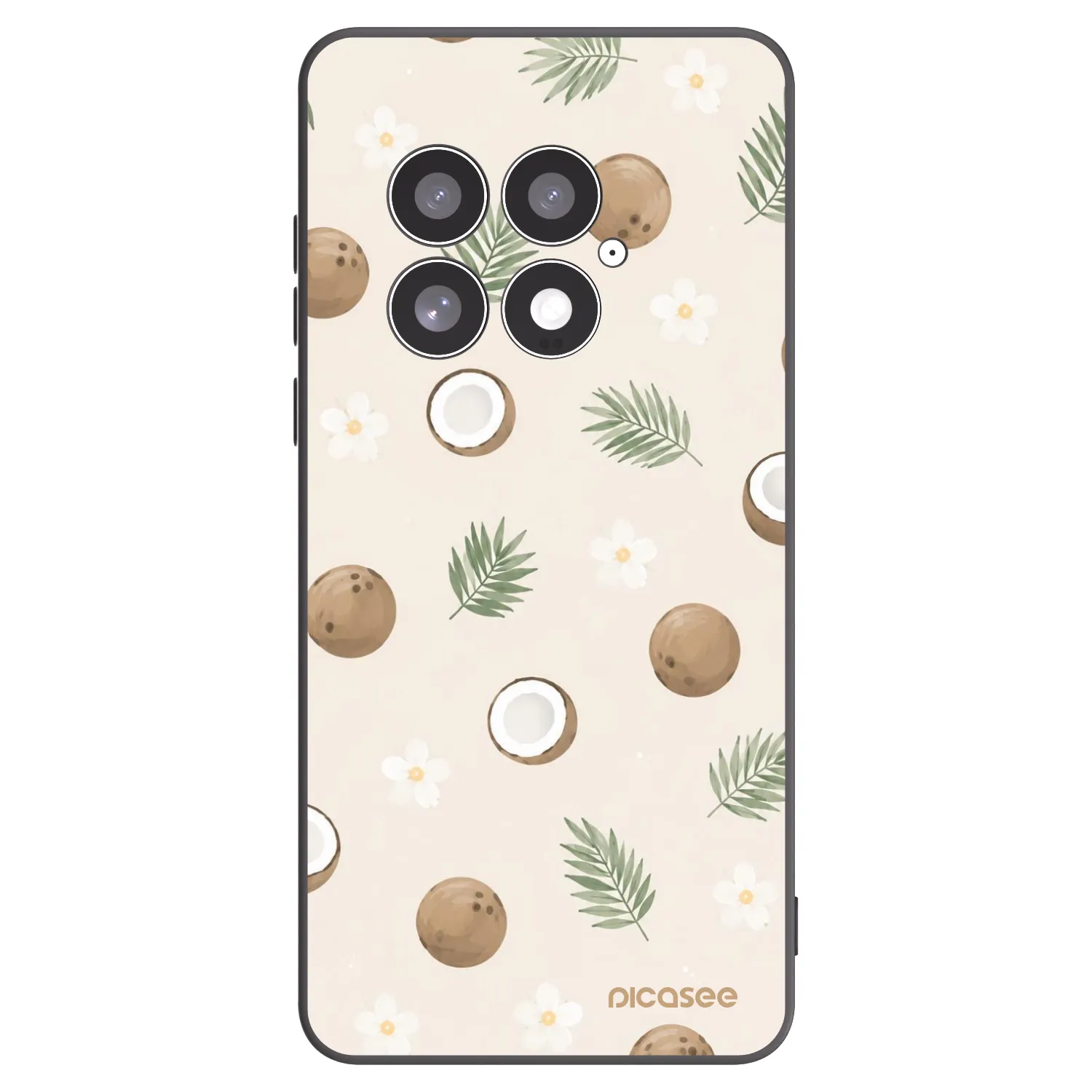 Picasee crna silikonska maskica za OnePlus 13 5G - Coconut Breeze