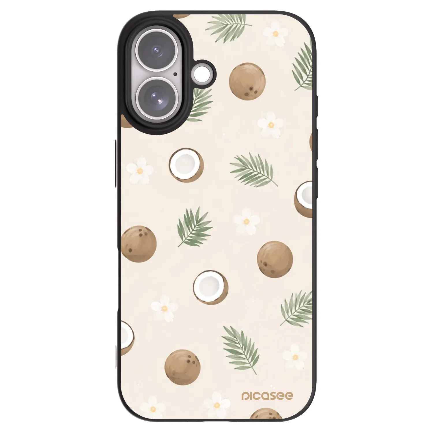 Picasee crna silikonska maskica za Apple iPhone 17 - Coconut Breeze