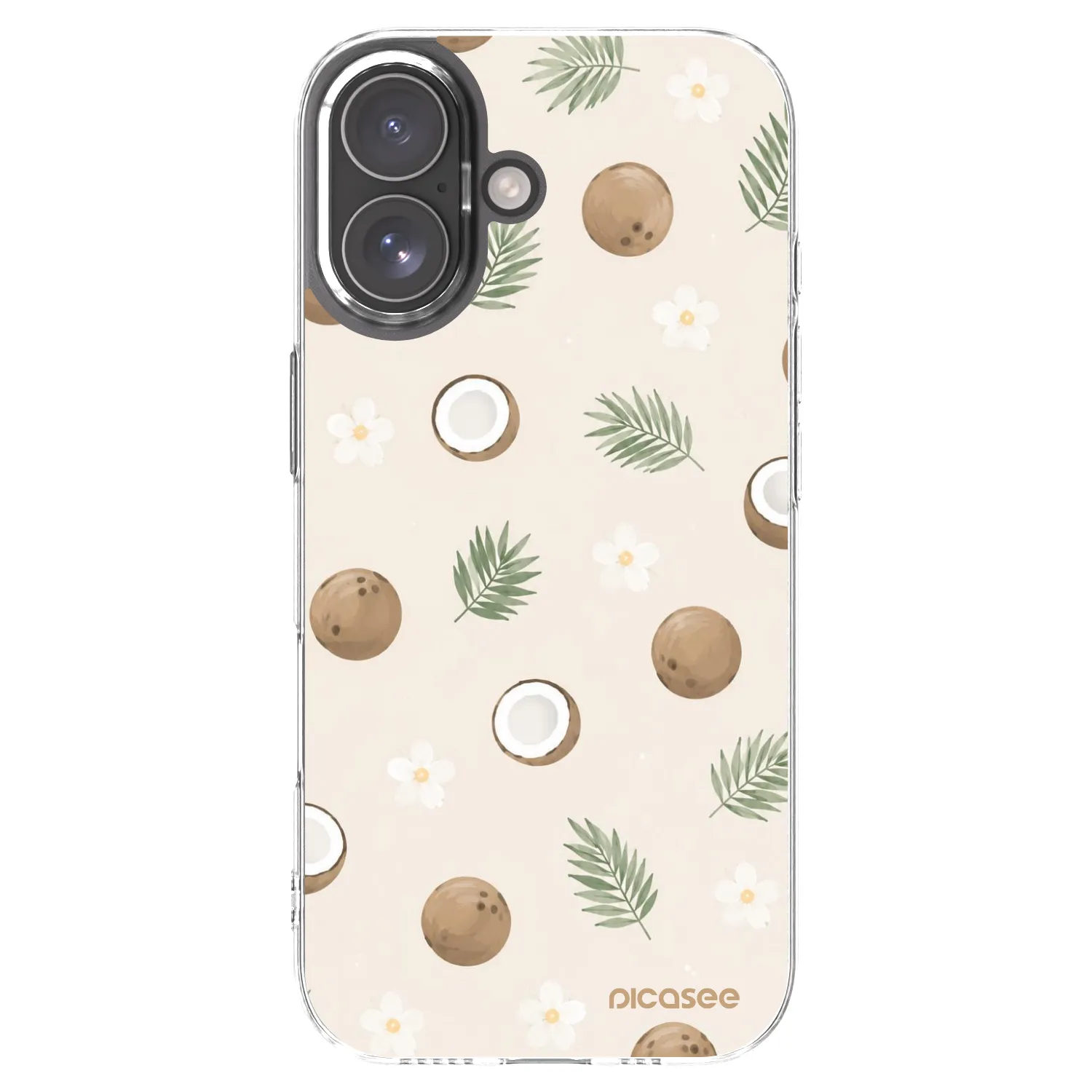 Picasee silikonska prozirna maskica za Apple iPhone 17 - Coconut Breeze